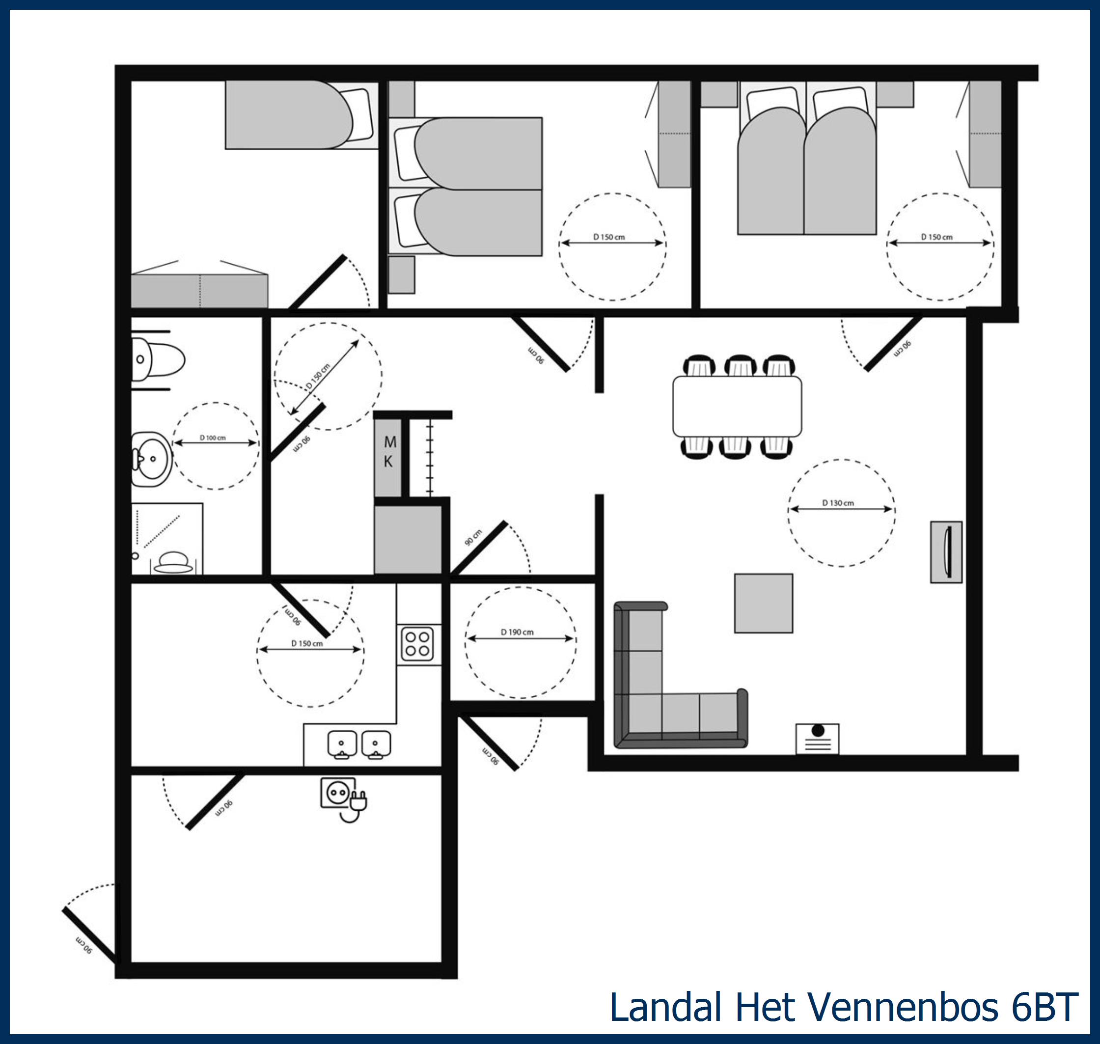 Bungalow - Extra accessible 6BT at Het Vennenbos