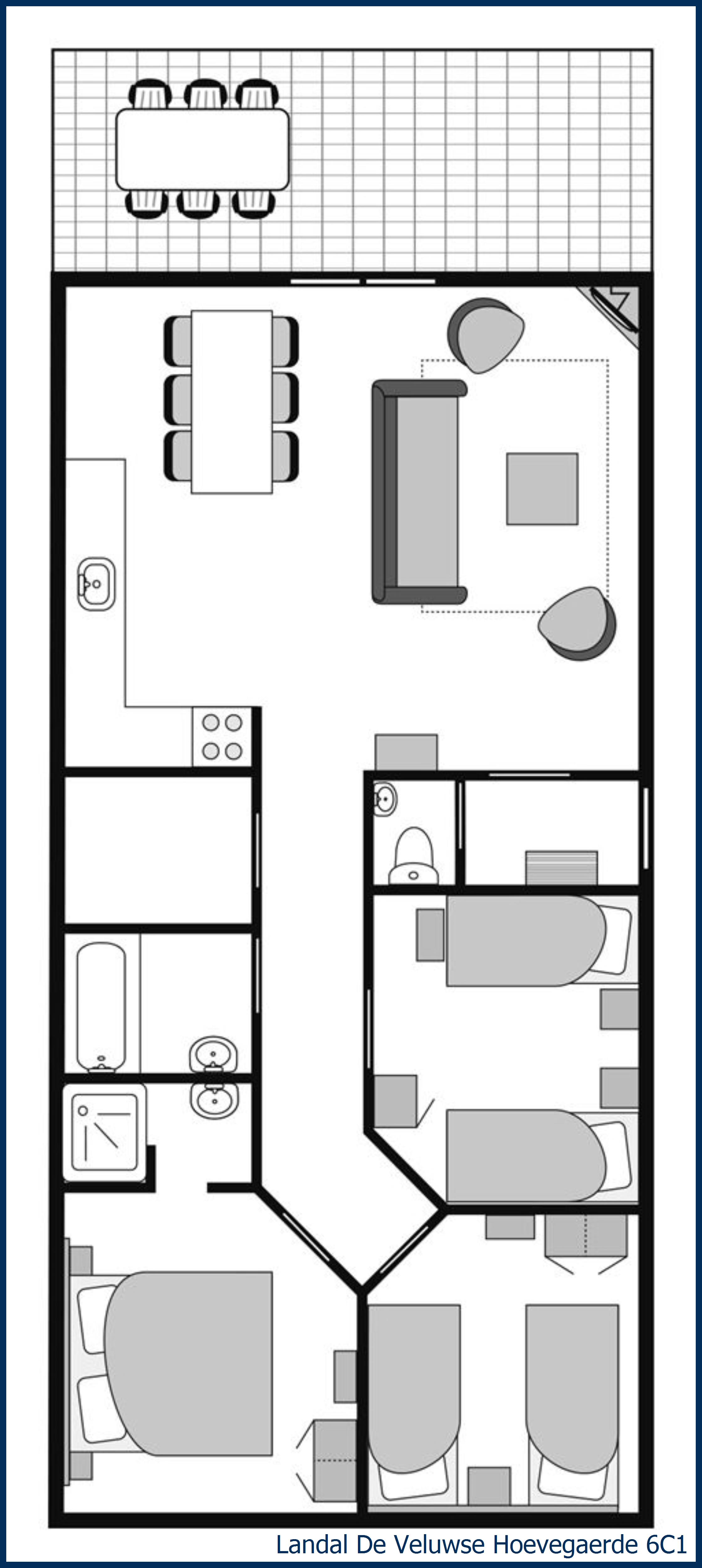 Bungalow 6C1 at De Veluwse Hoevegaerde