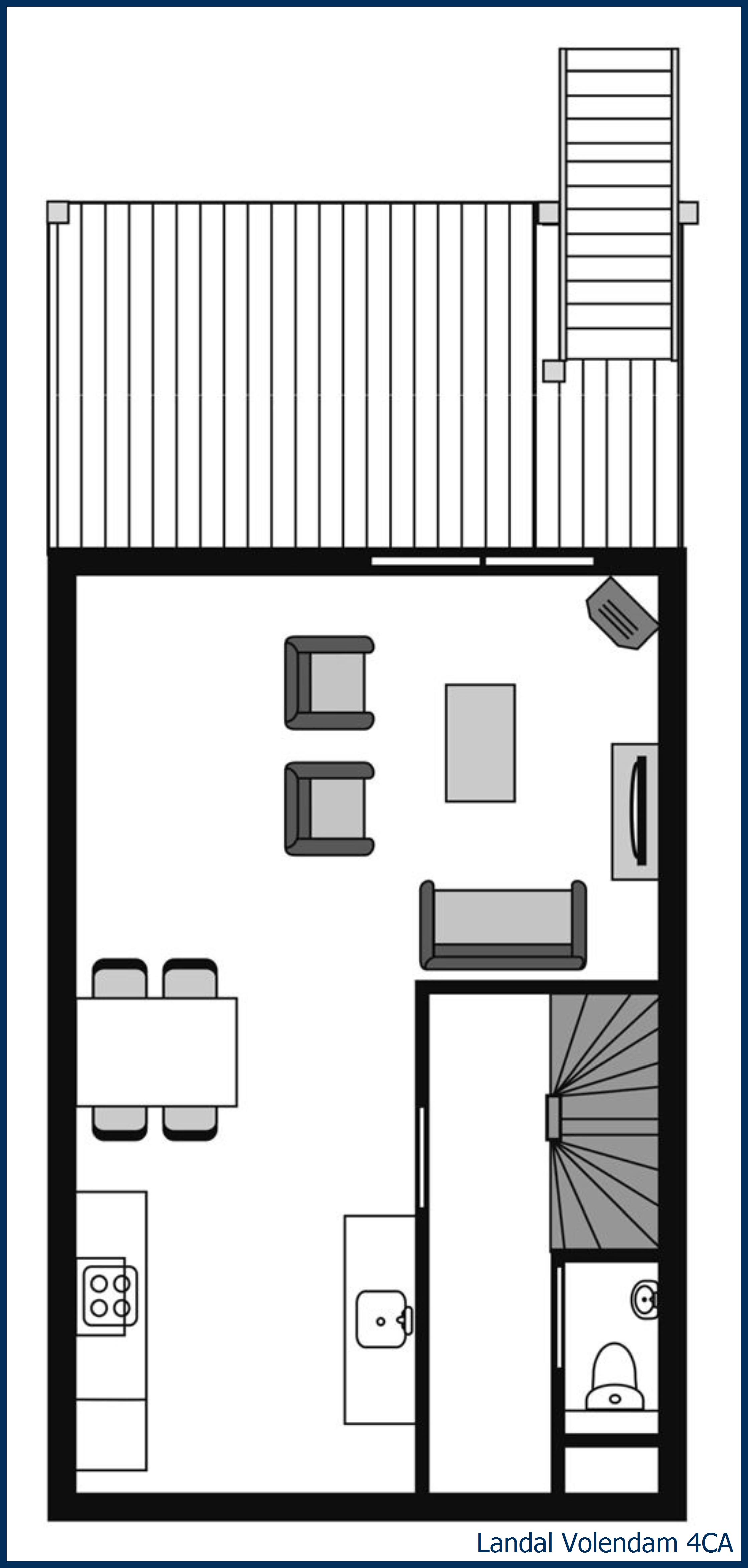 Apartment 4CA at Volendam