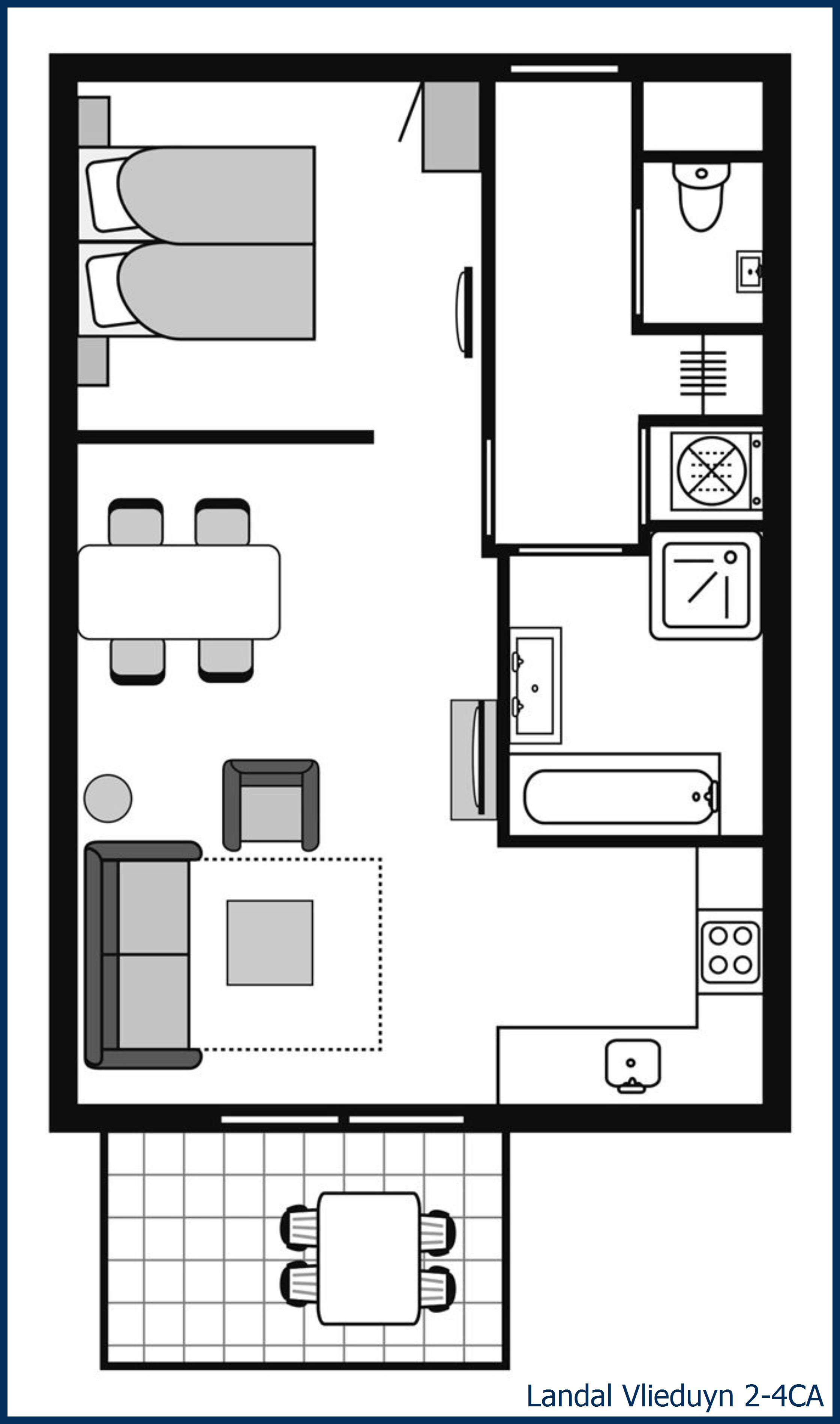 Apartement 2-4CA at Vlieduyn