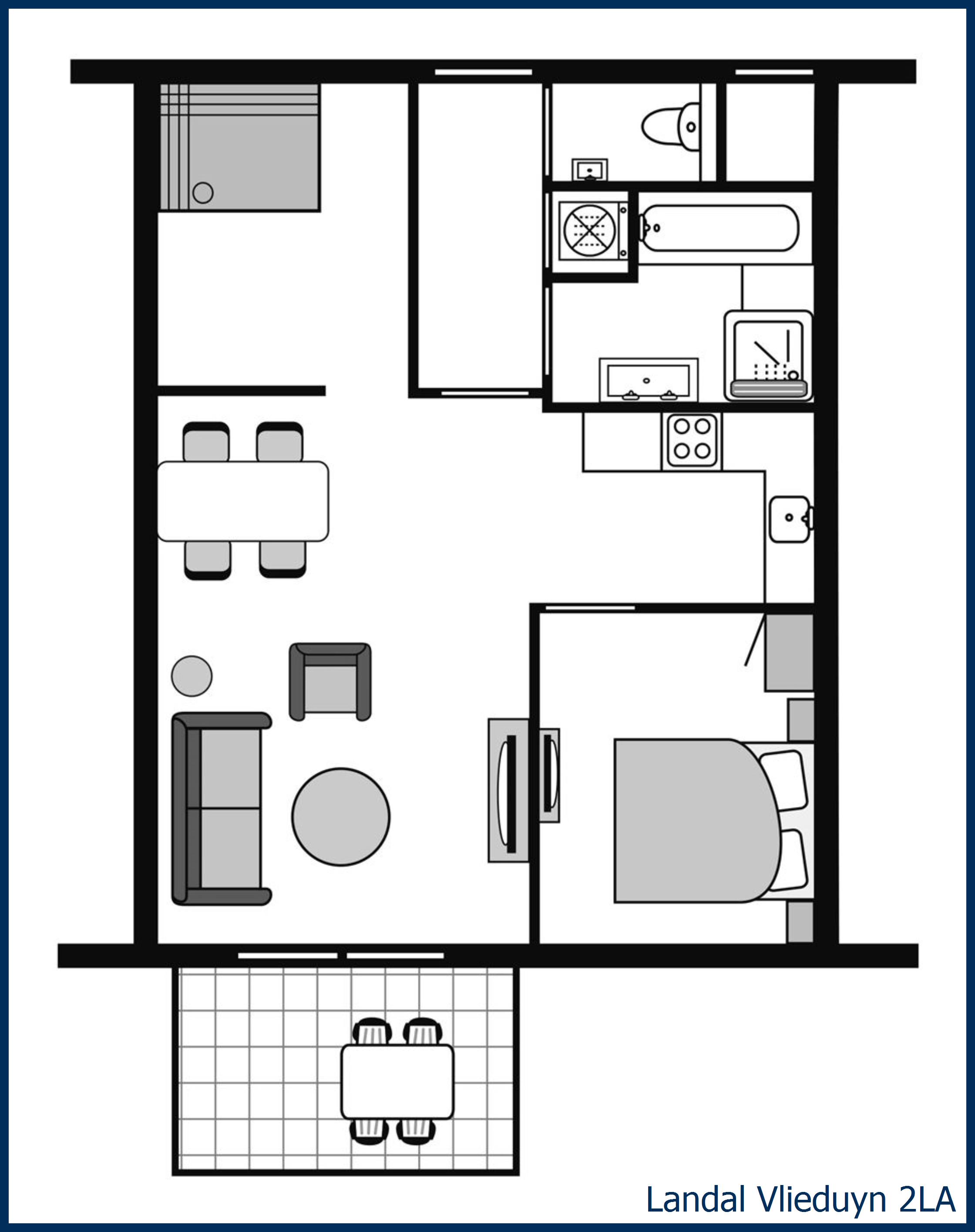 Apartement 2LA at Vlieduyn