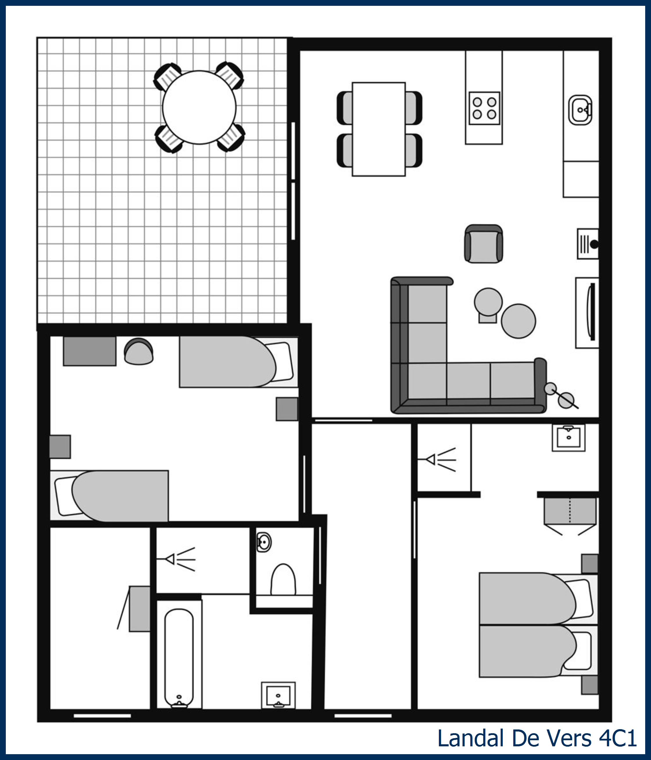 Bungalow 4C1 at De Vers