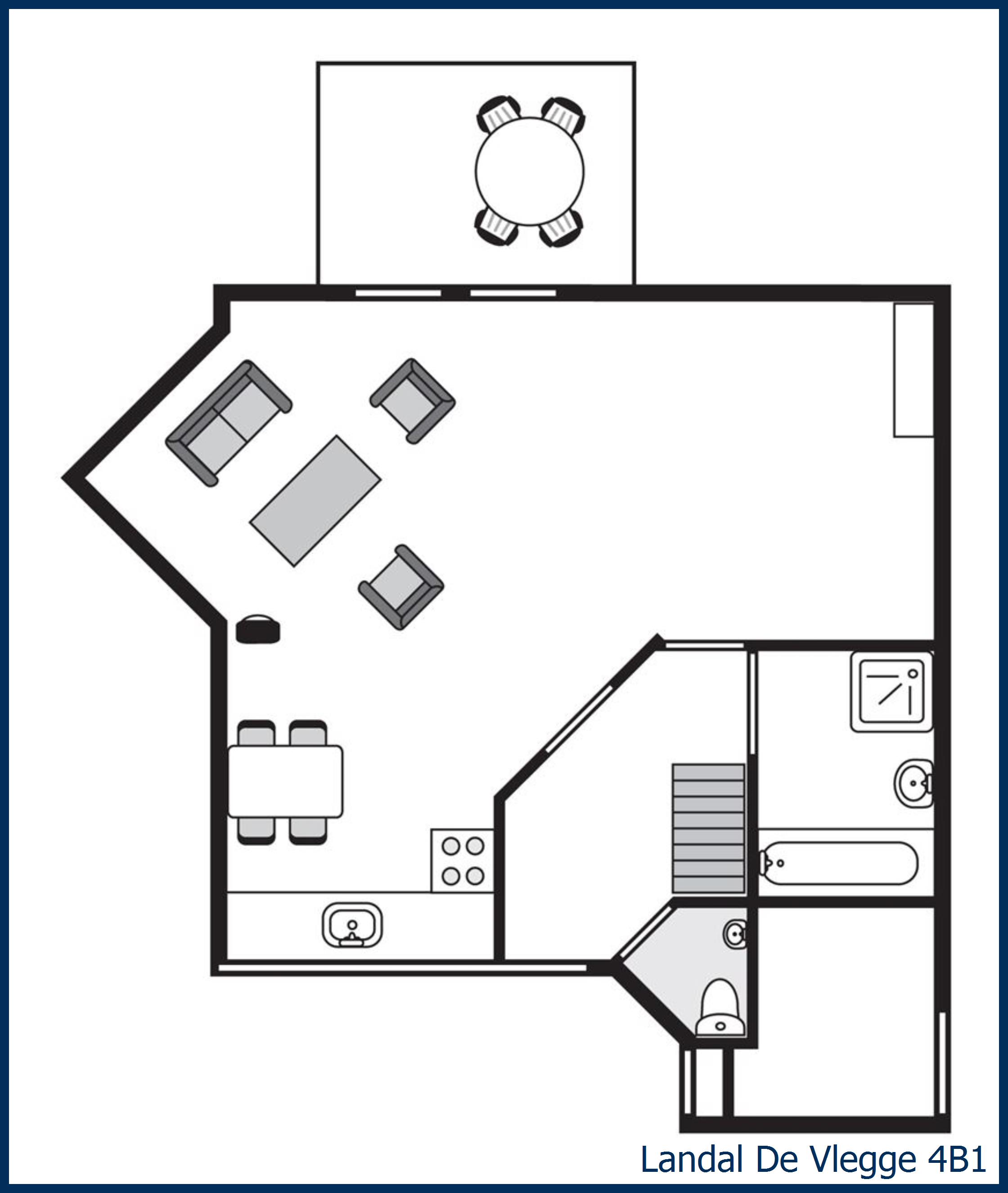 Bungalow 4B1 at De Vlegge