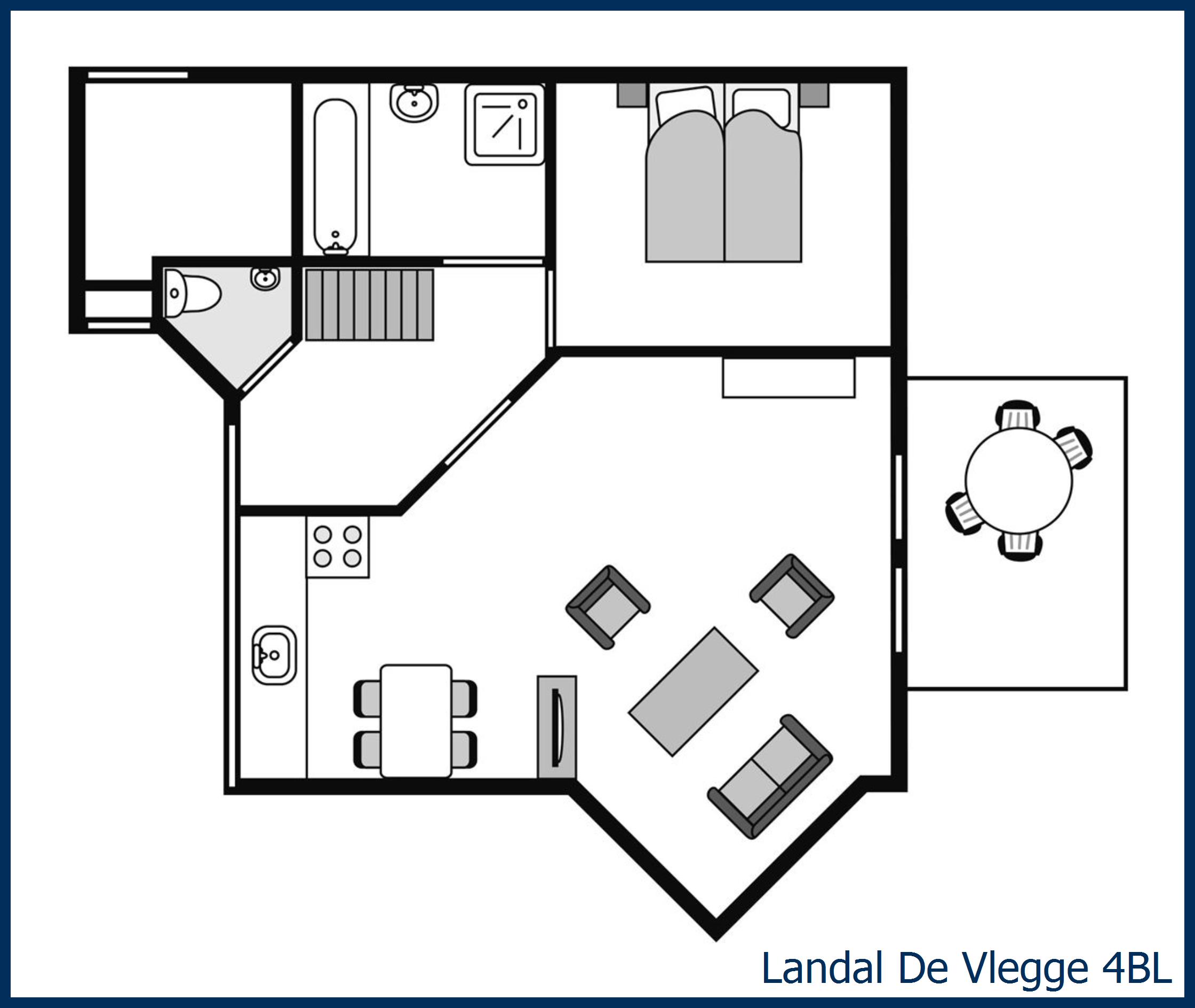 Bungalow 4BL at De Vlegge