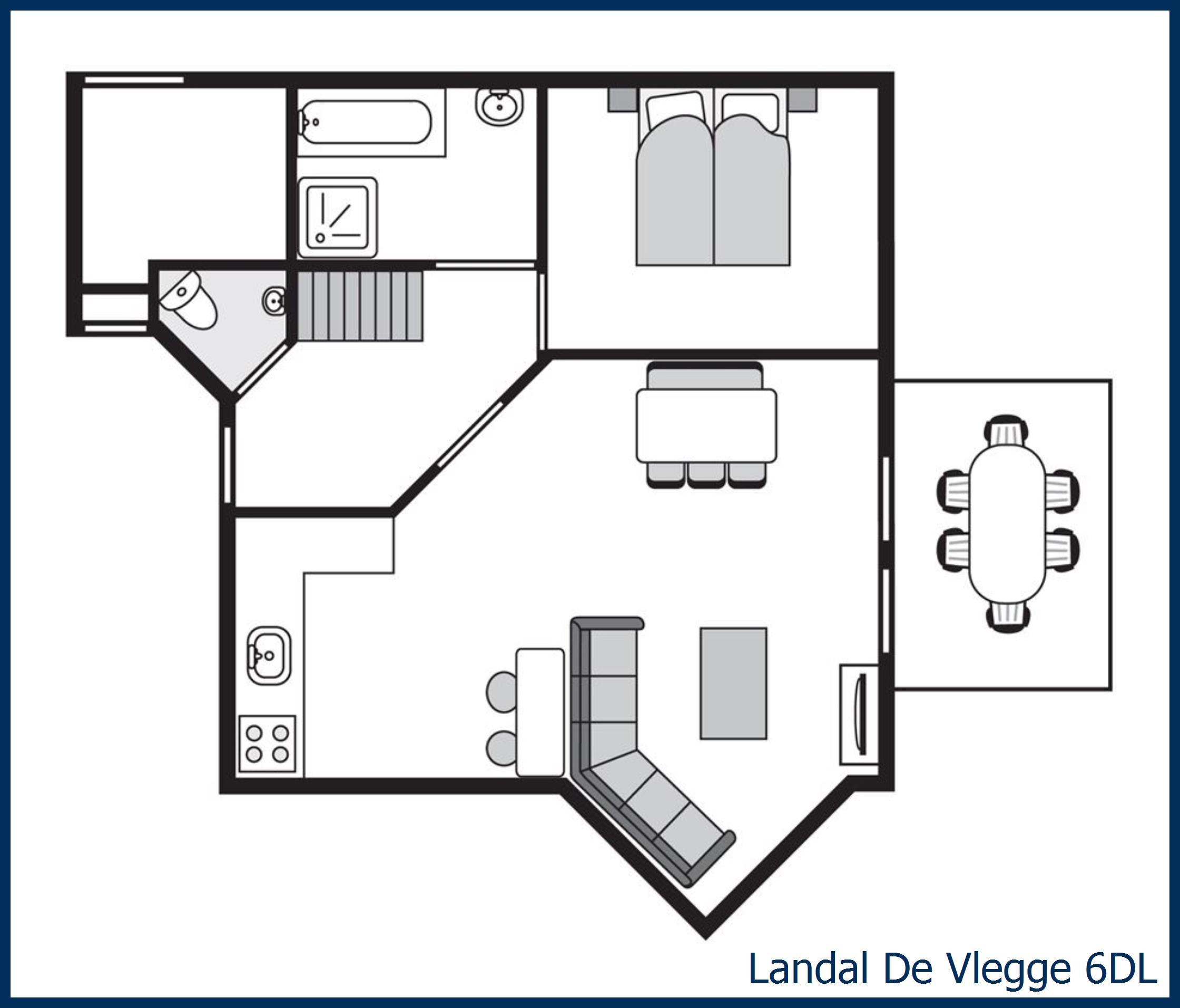 Bungalow 6DL at De Vlegge