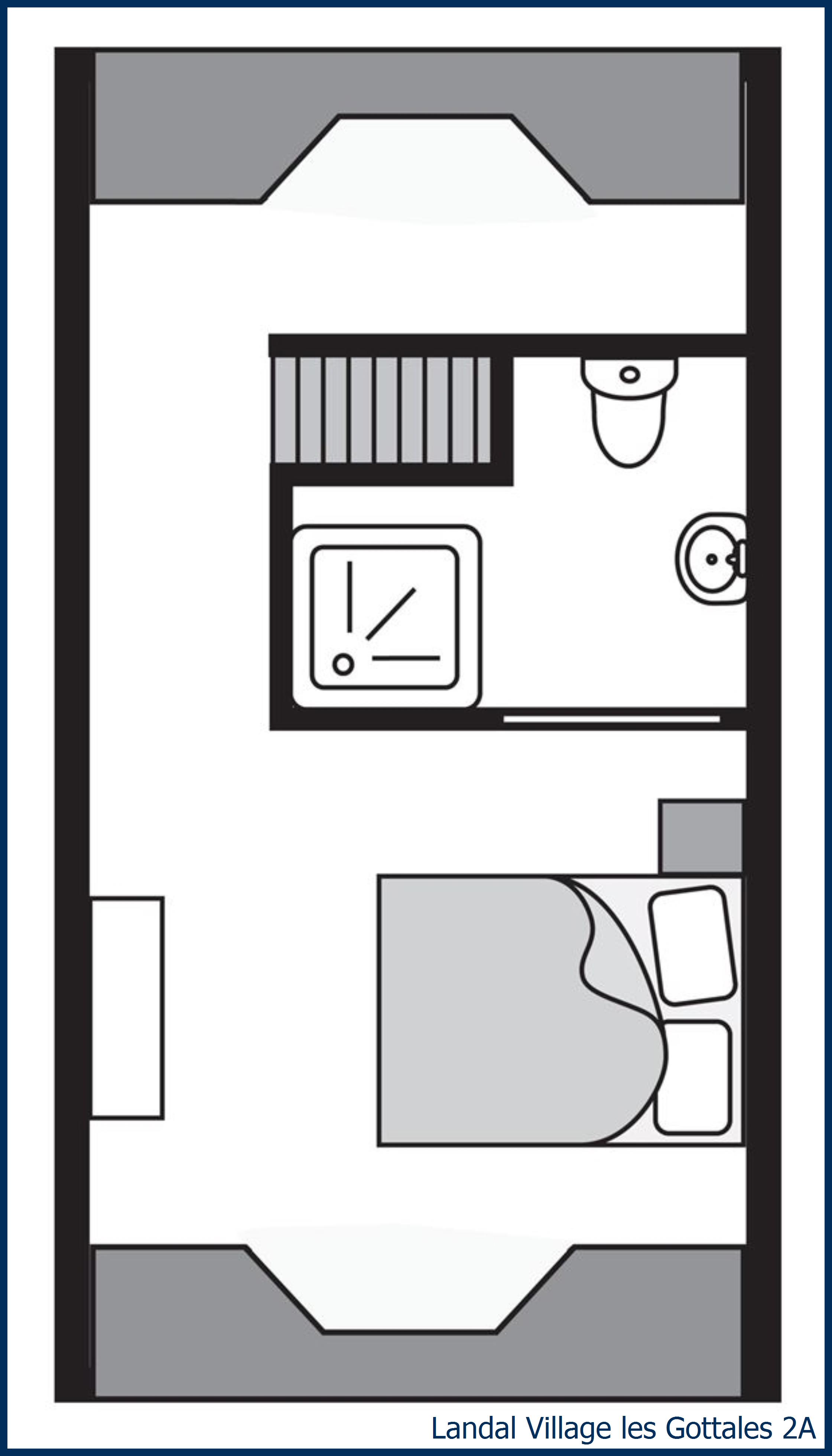 Bungalow 2A at Village les Gottales