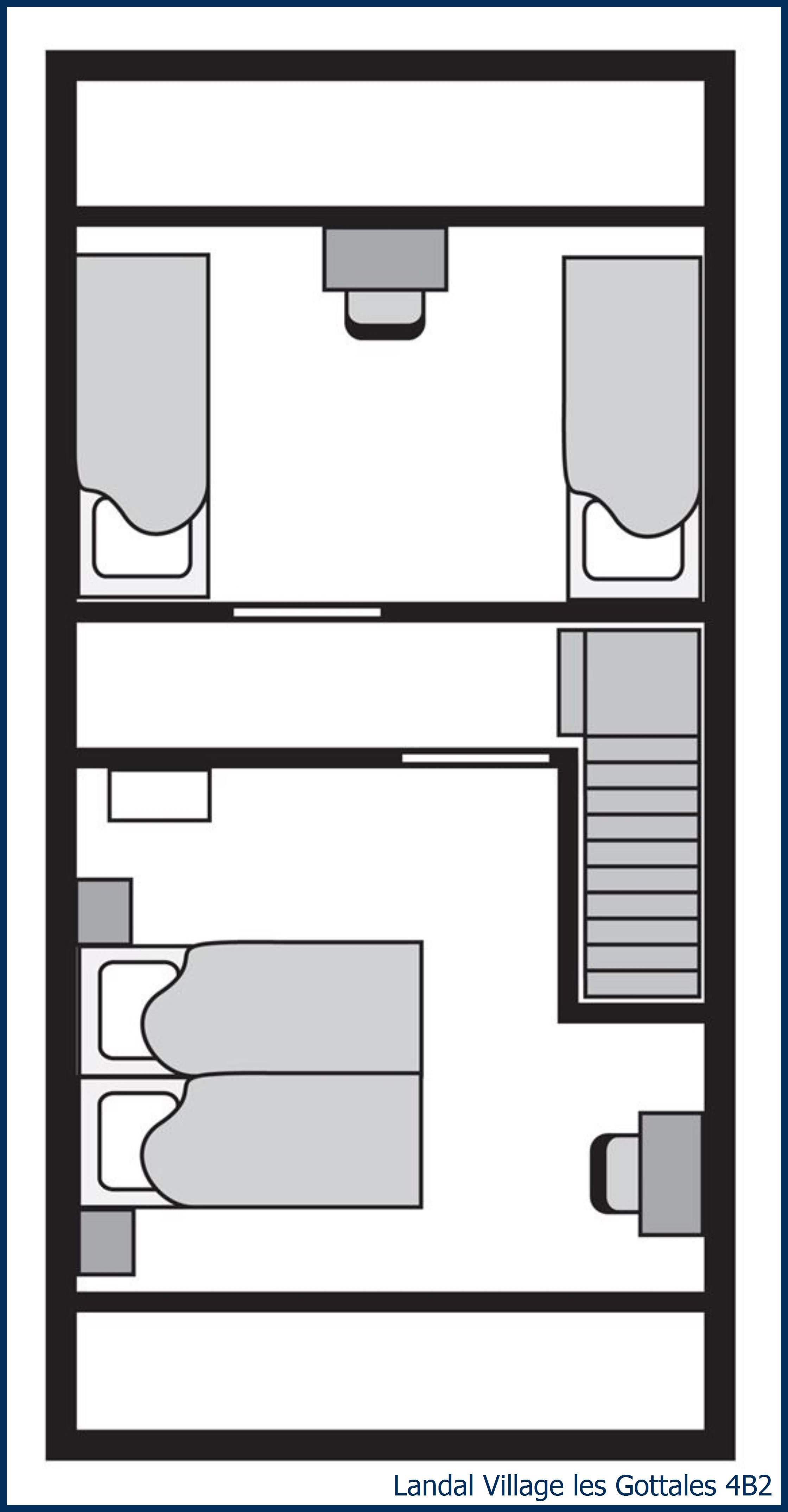 Bungalow 4B2 at Village les Gottales