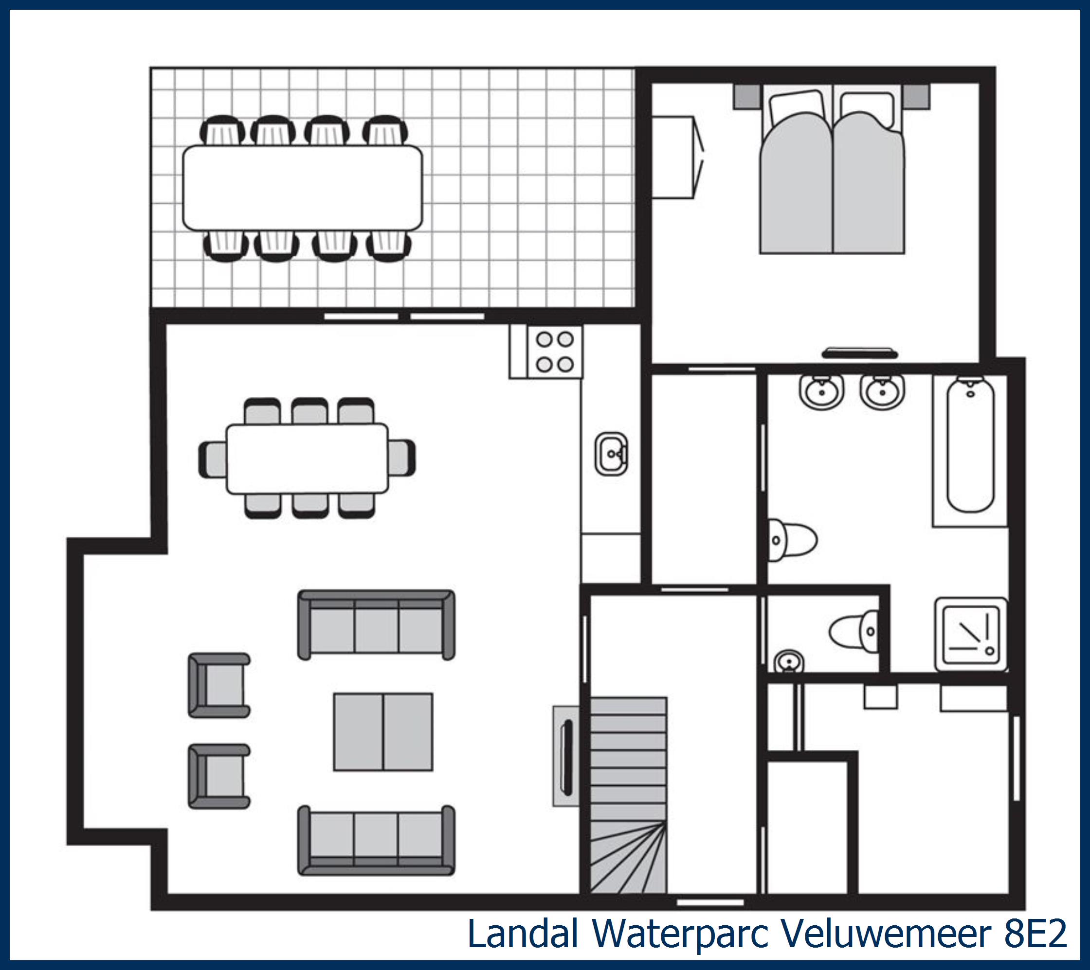Villa 8E2 at Waterparc Veluwemeer
