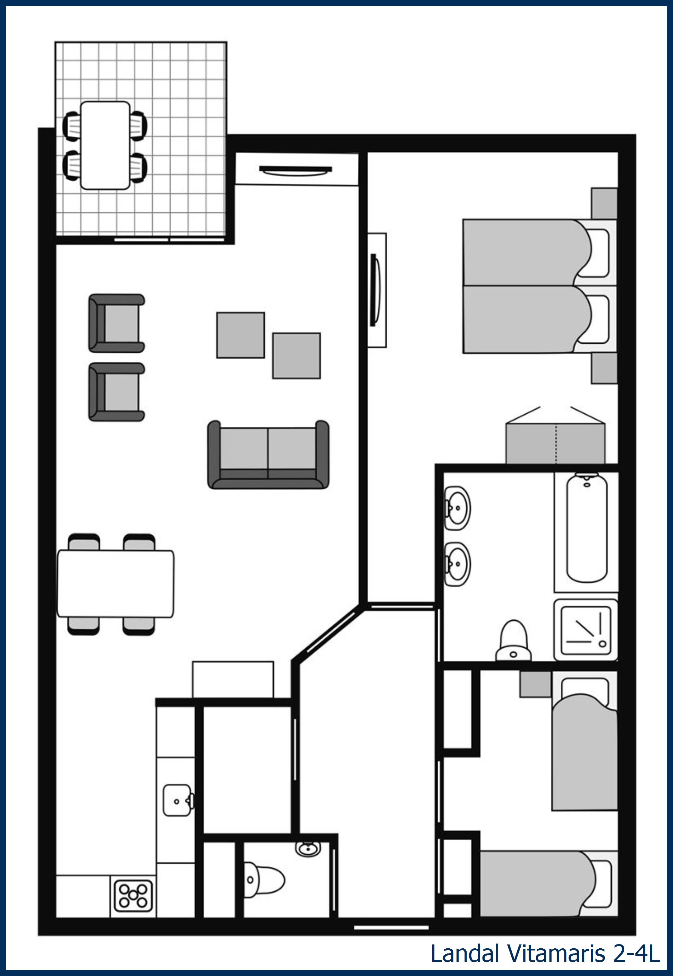 Apartement 2-4L at Vitamaris