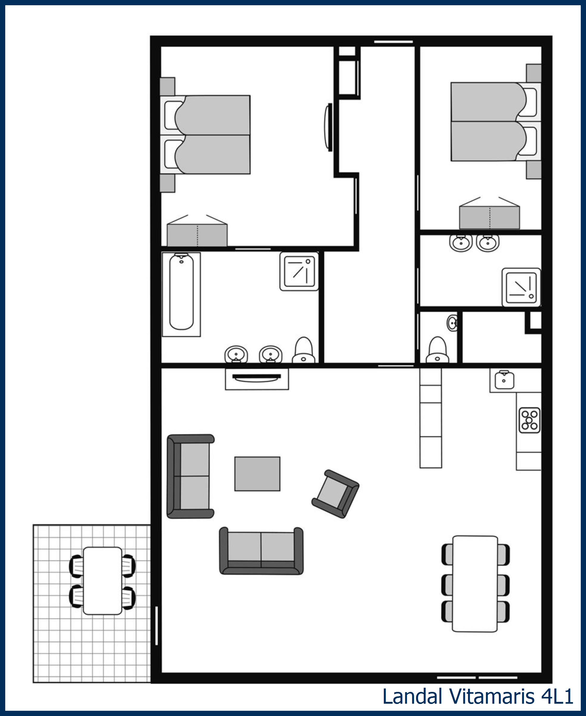 Apartement 4L1 at Vitamaris