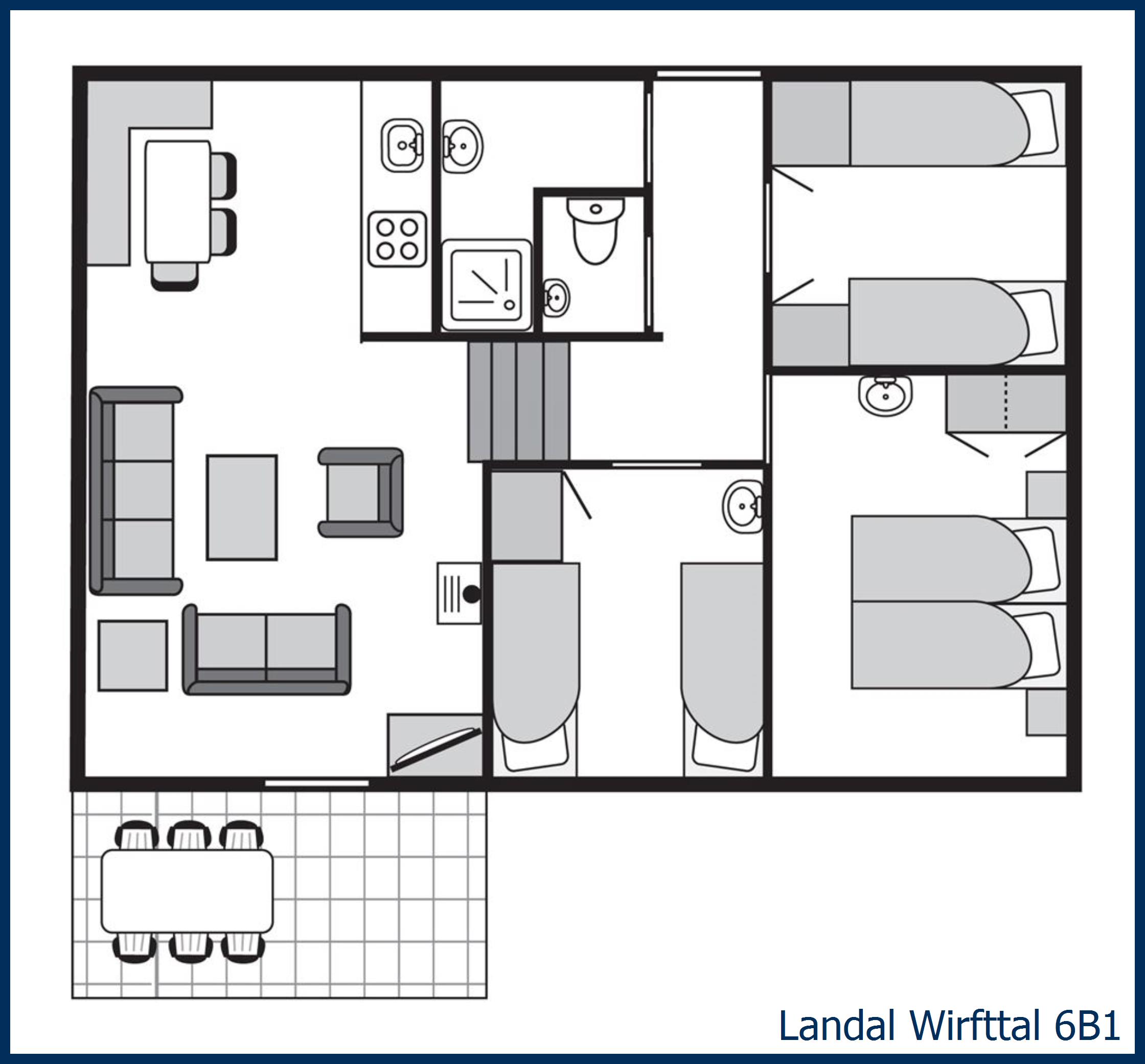Bungalow 6B1 at Wirfttal
