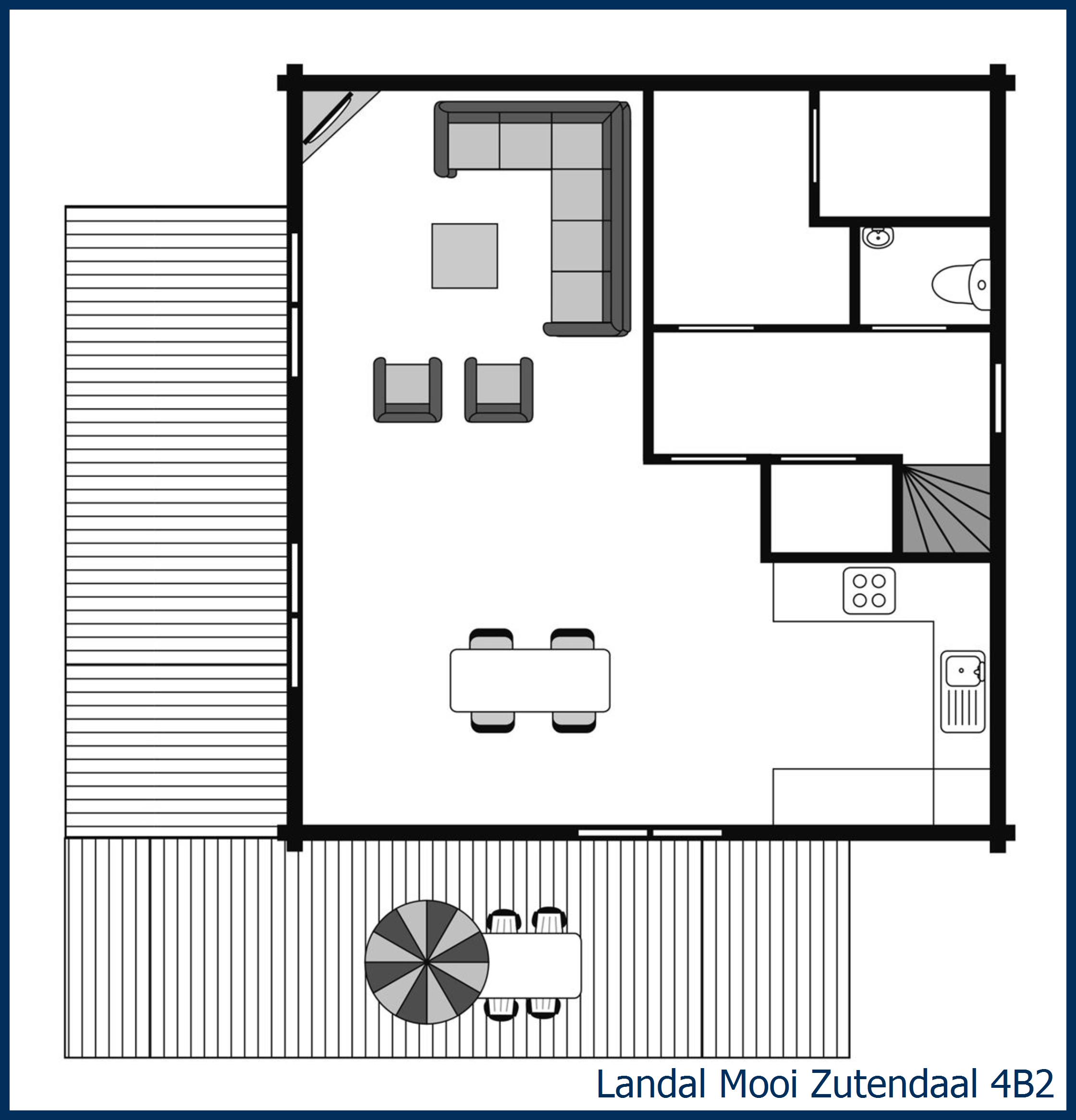 Bungalow 4B2 at Mooi Zutendaal