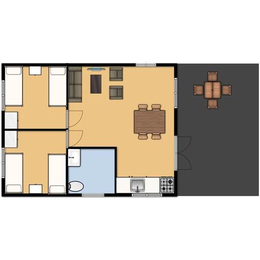 Forest lodge FL4 at De Flaasbloem