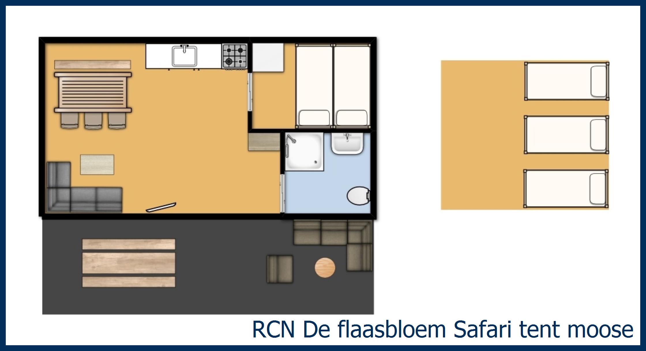 Safari tent lodge Laurier Safari tent Moose at De Flaasbloem