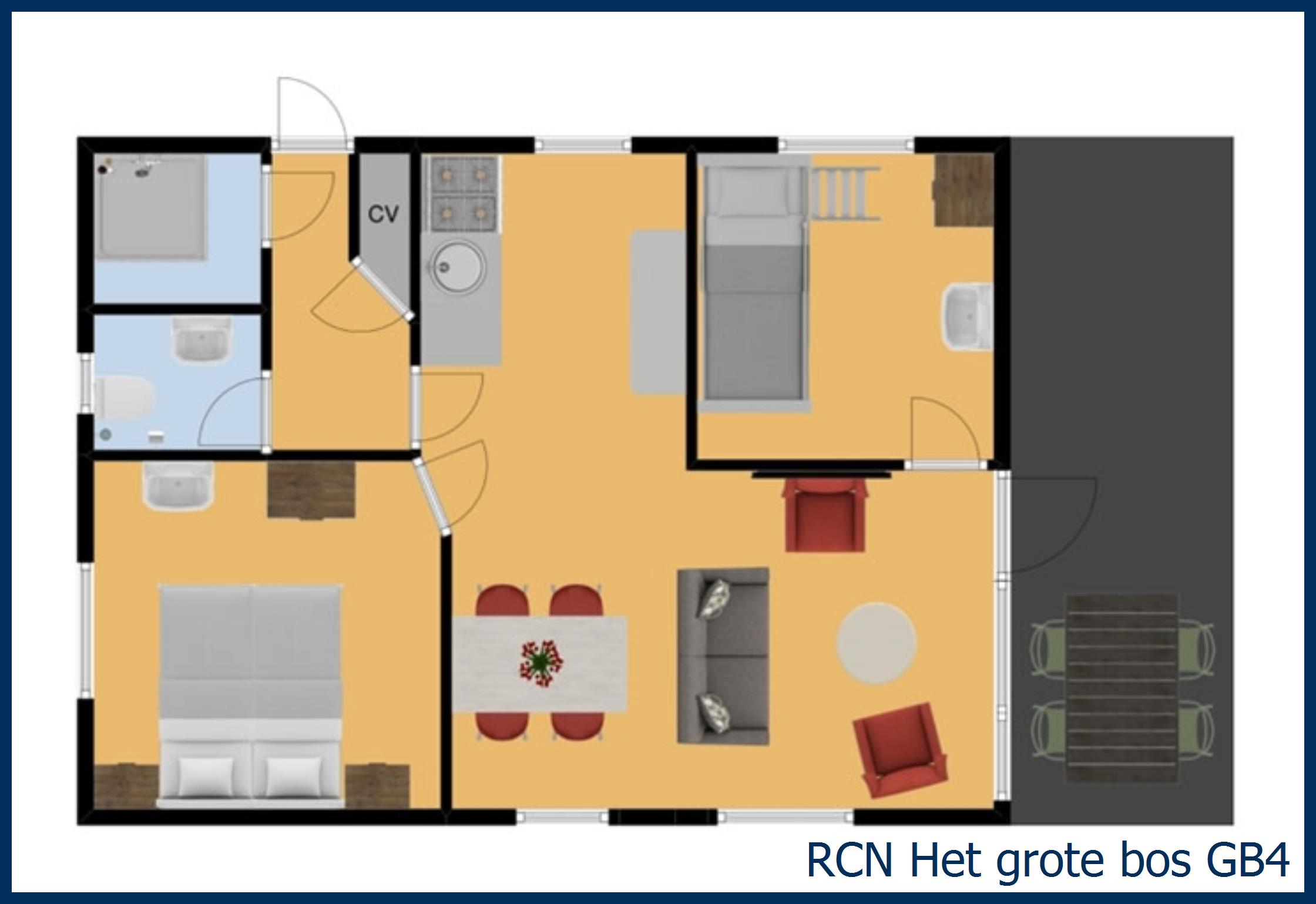 Bungalow broekbergen GB4 at Het Grote Bos