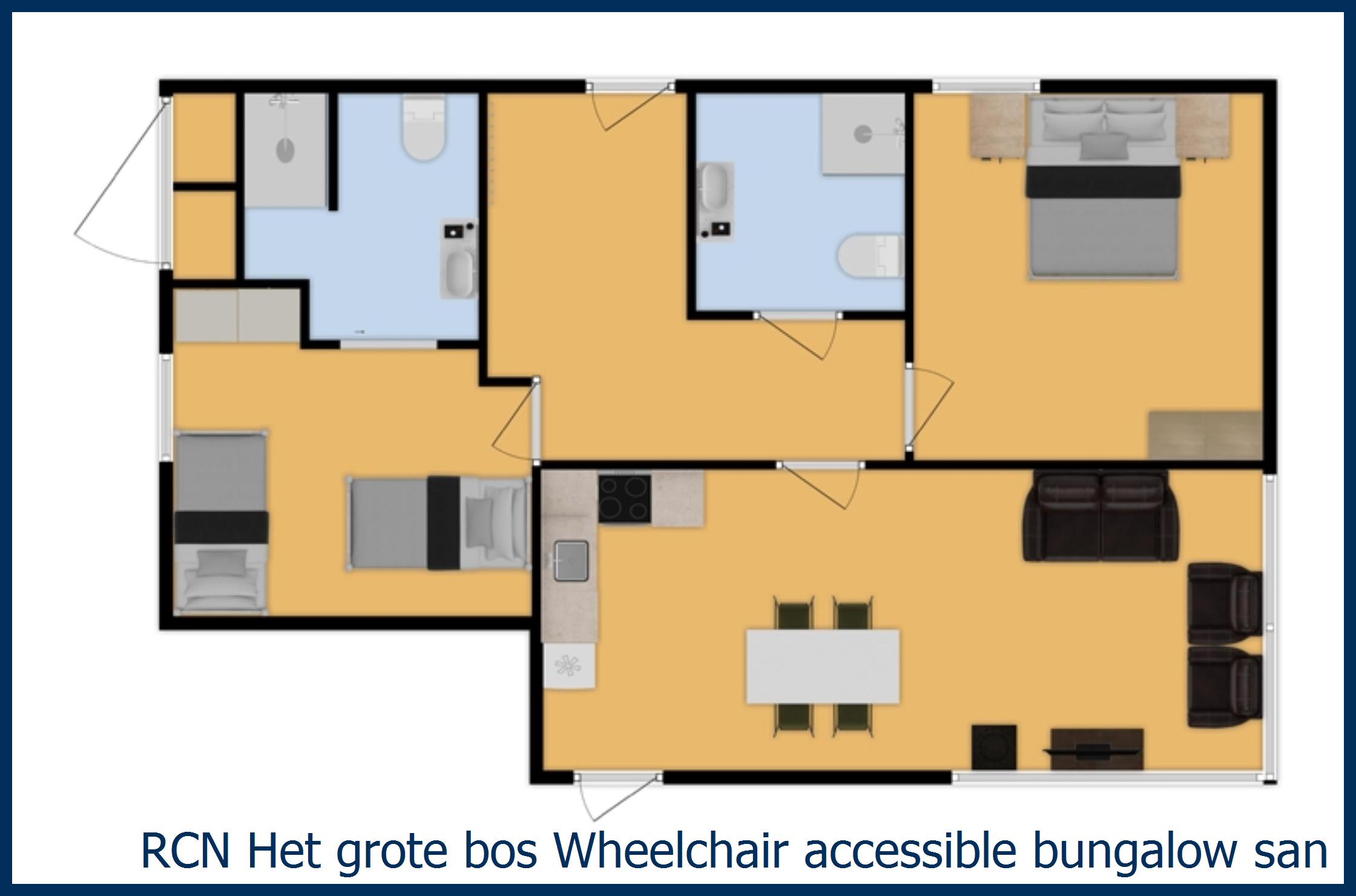 Cottage Wheelchair accessible  sandenburg at Het Grote Bos