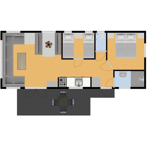 Mobile home de vos ST4+ at De Jagerstee