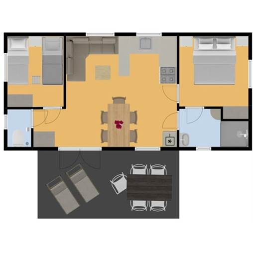 Mobile home basilic 5LC+ at Les Collines de Castellane