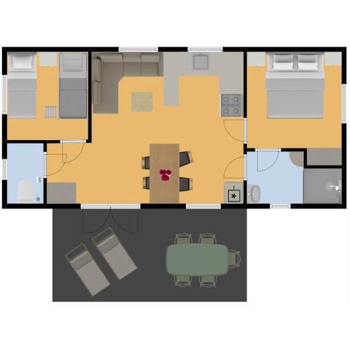 Childrens mobile home Mobile home moule at La Ferme du Latois