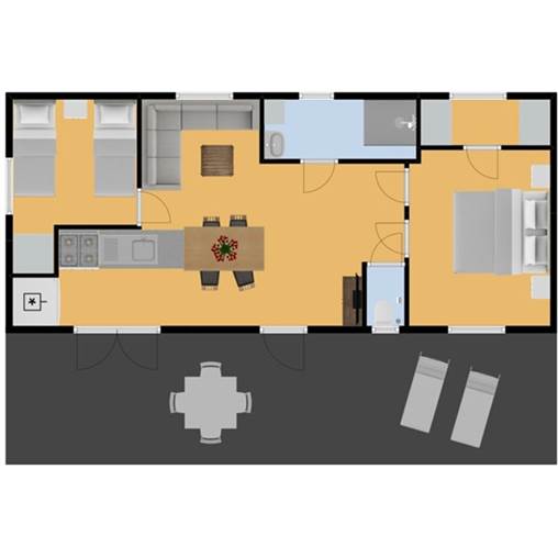 Childrens mobile home Mobile home bergerac at Le Moulin de la Pique