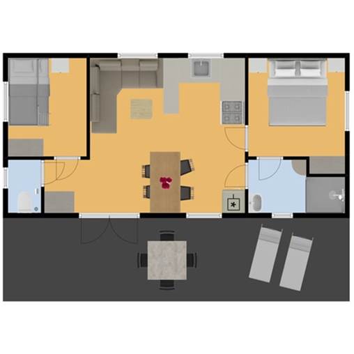 Childrens mobile home Mobile home Beynac - 6LMV+ at Le Moulin de la Pique