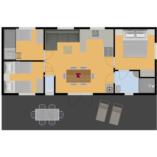 Childrens mobile home Mobile home biron at Le Moulin de la Pique