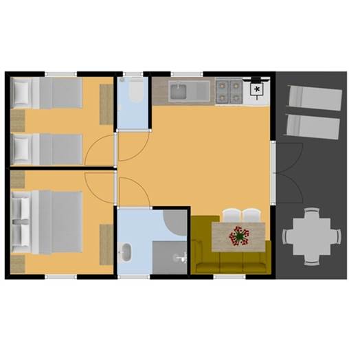 Childrens mobile home Mobile home Domme - 4LMA at Le Moulin de la Pique