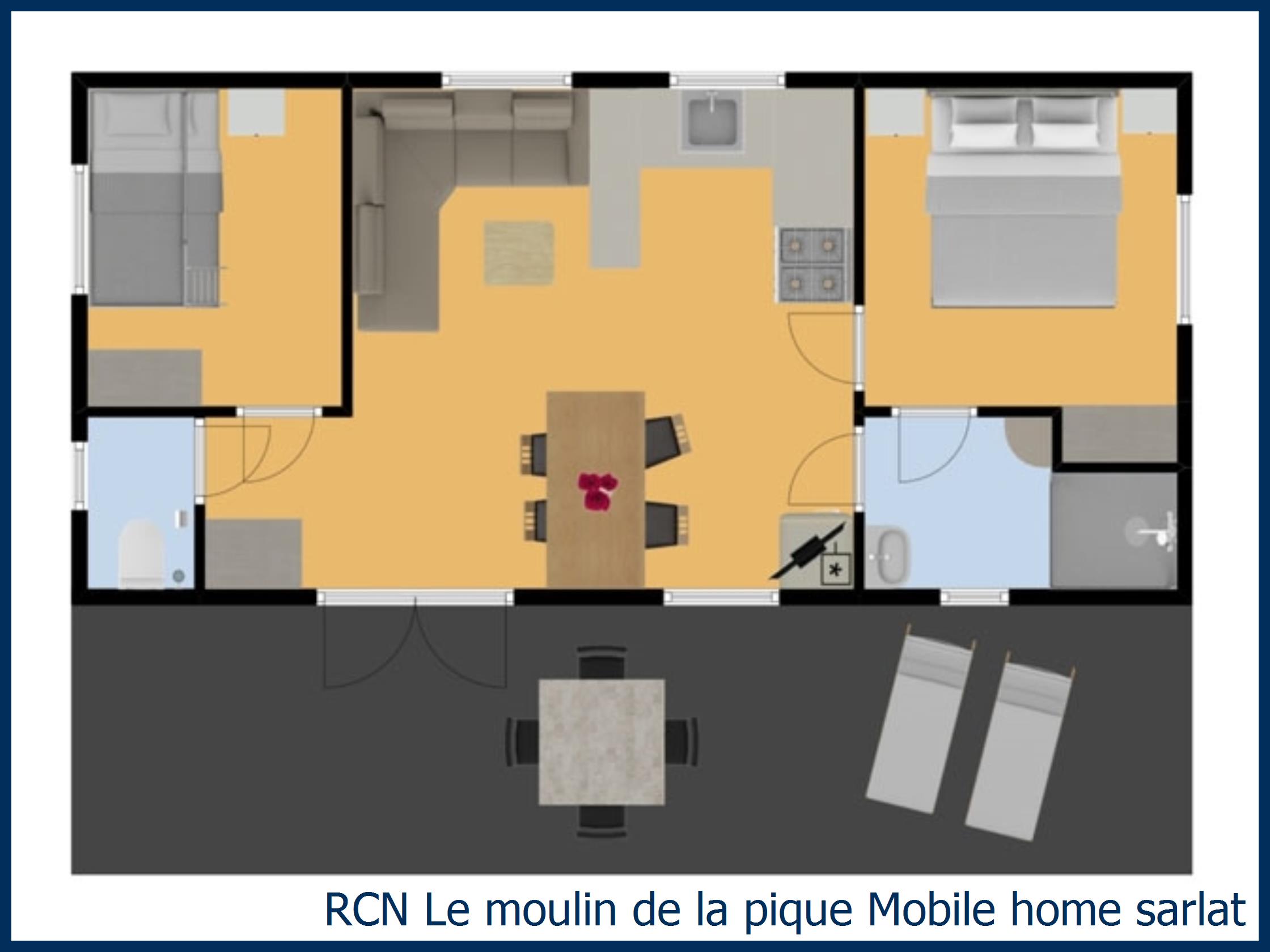 Childrens mobile home Mobile home sarlat at Le Moulin de la Pique