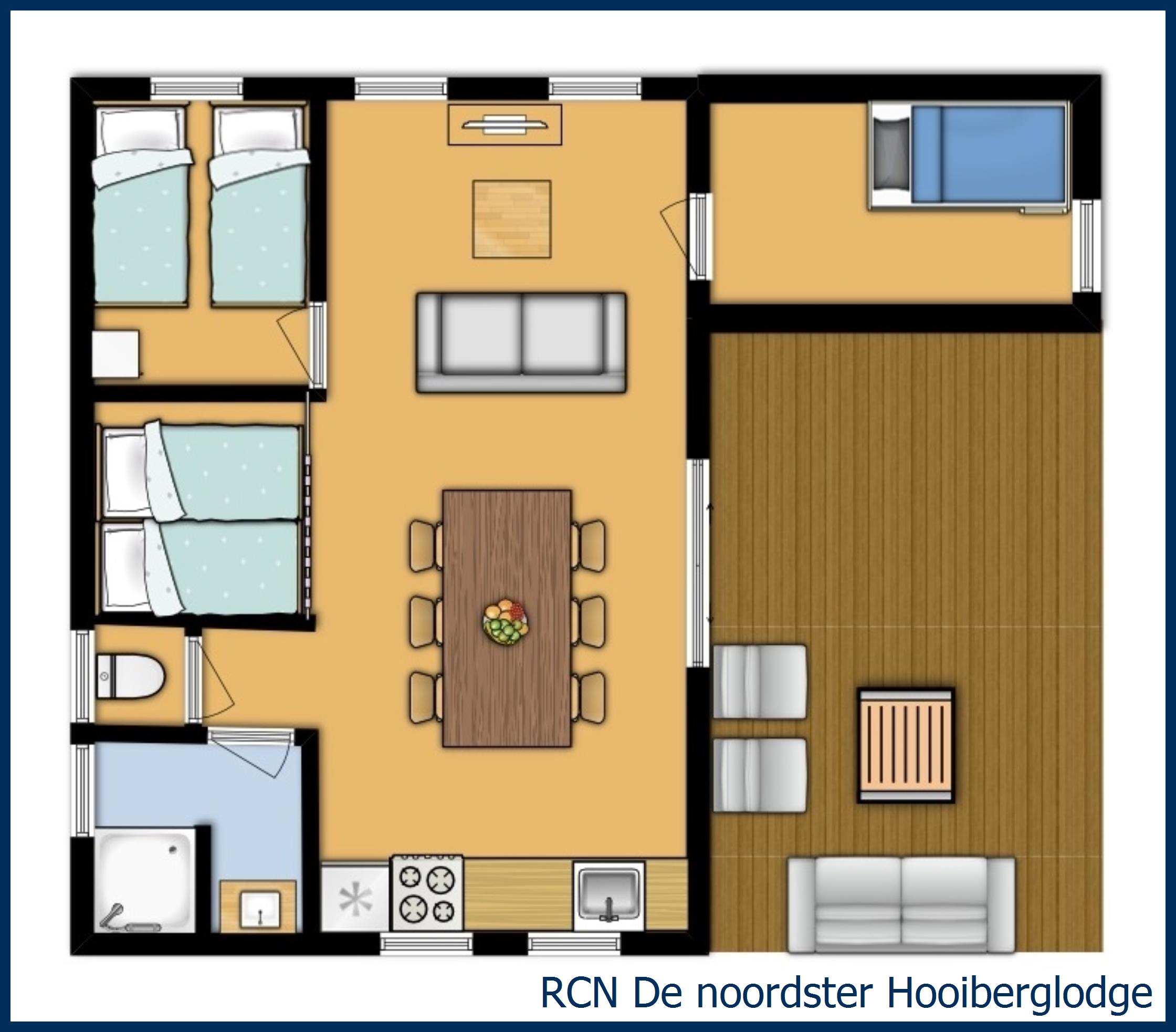 Chalet Hooiberglodge at De Noordster