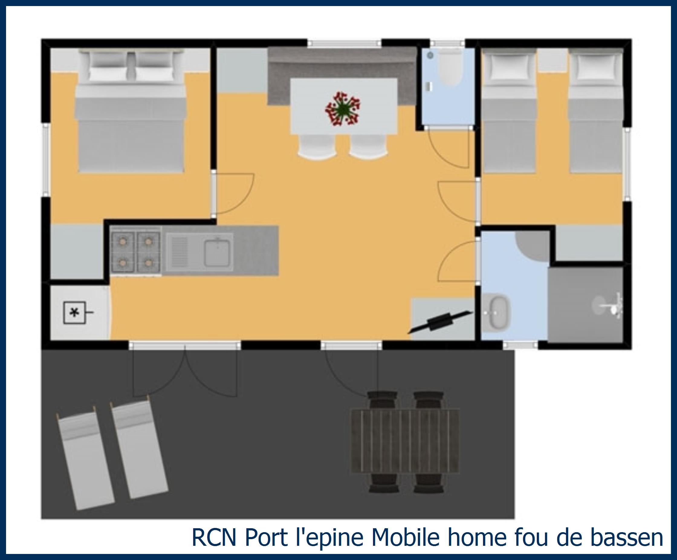 Childrens mobile home Mobile home fou de bassen at Port l'Epine