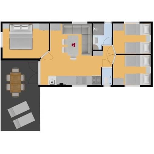 Childrens mobile home Mobile home Homard - 6PEV++ at Port l'Epine