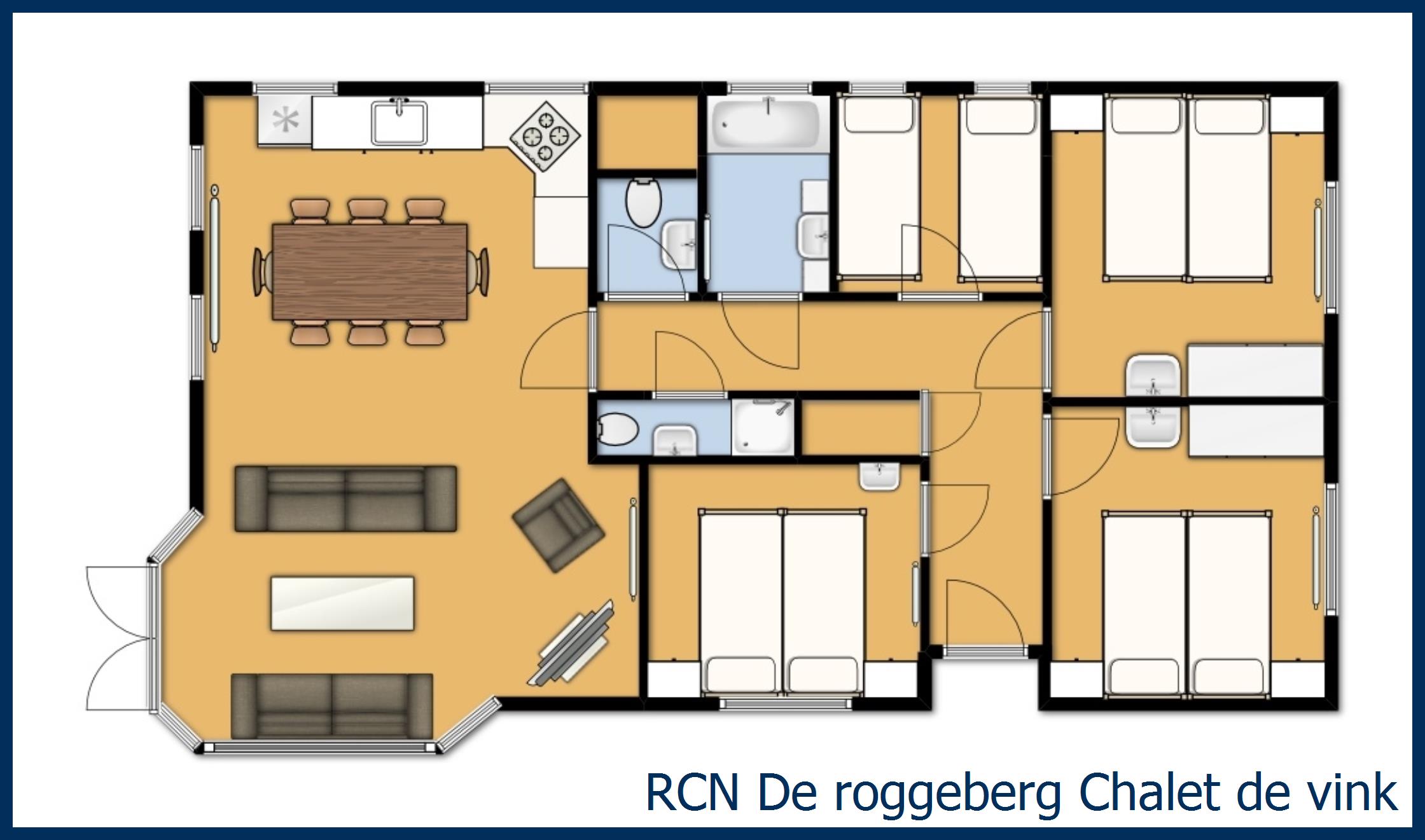 Chalet de vink at De Roggeberg