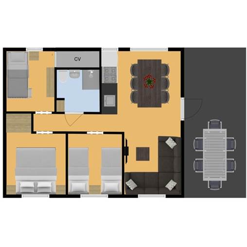 Cottage Villa tent Veldlodge at De Roggeberg