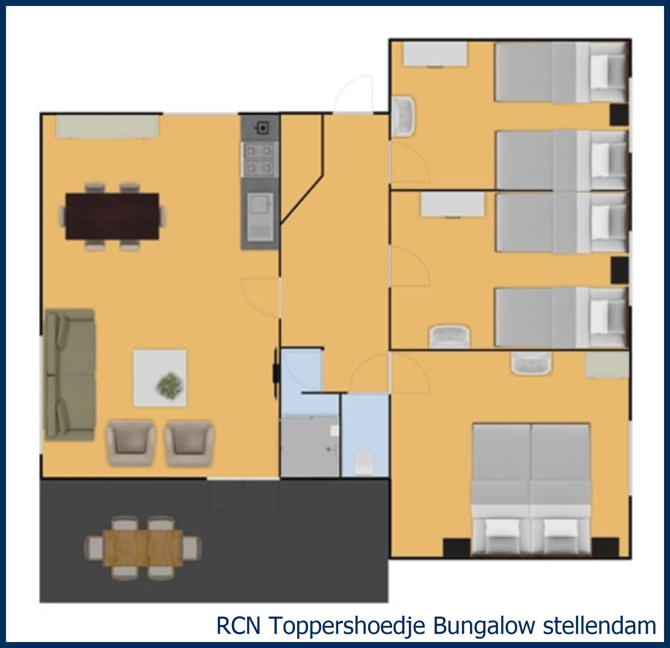 Cottage Stellendam at Toppershoedje