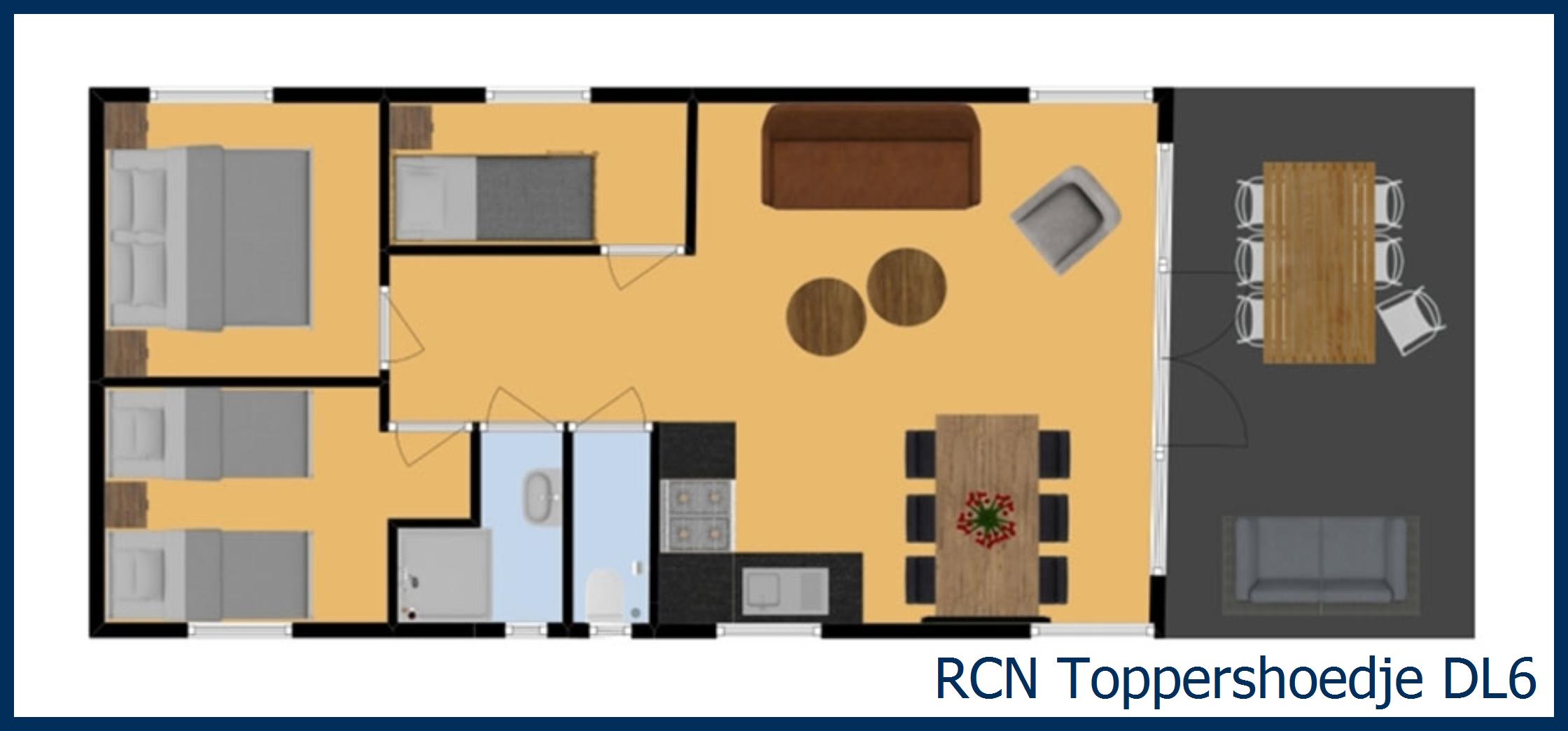 Dune chalet DL6 at Toppershoedje