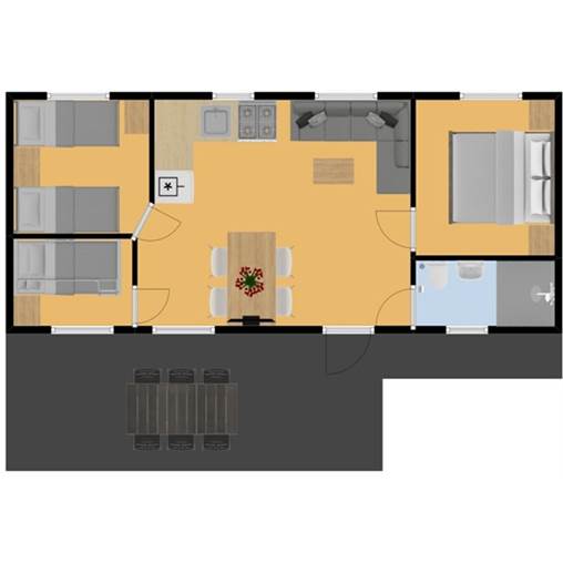 Childrens mobile home Mobile-Home Zeearend at Toppershoedje