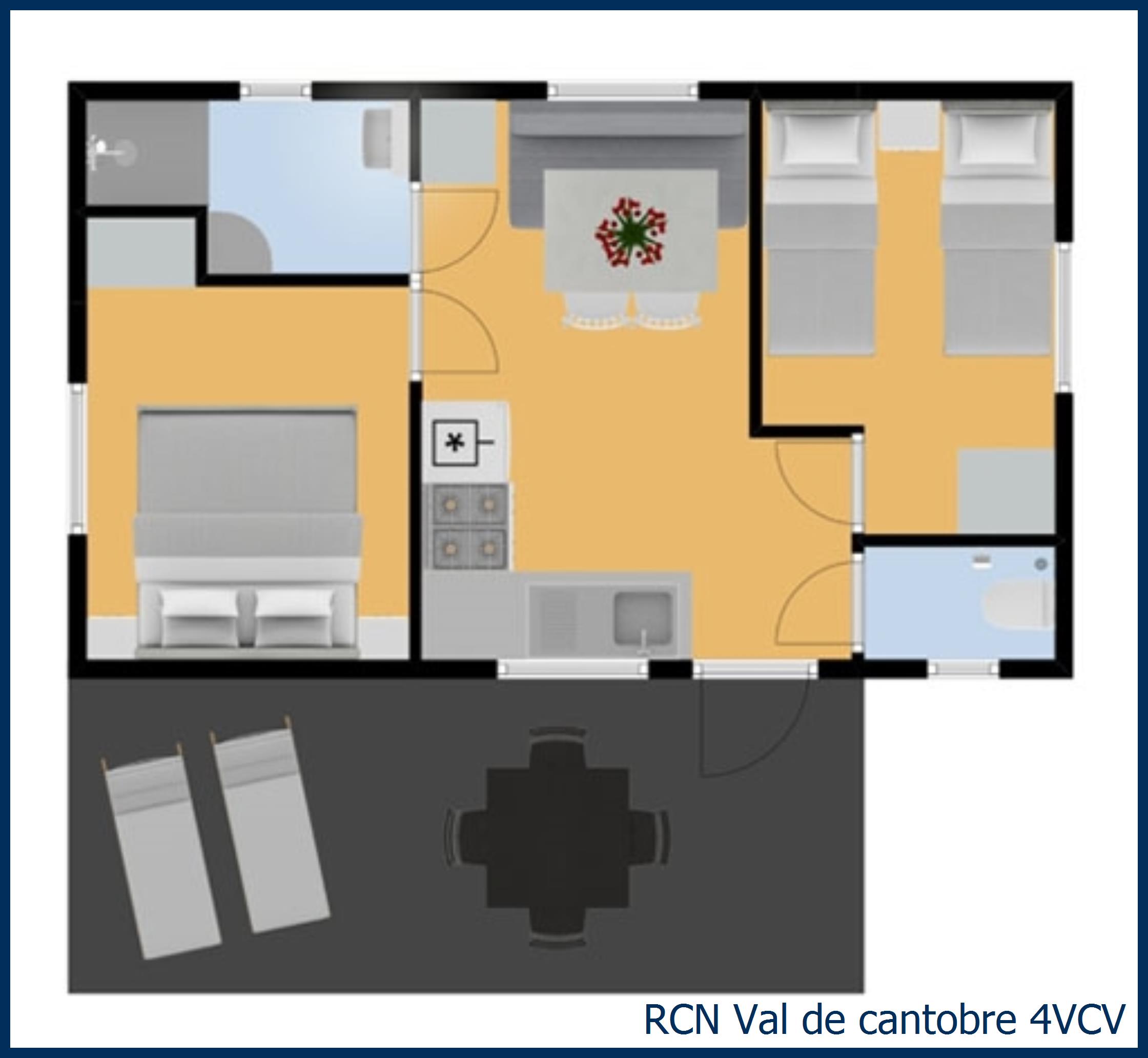 Mobile home dourbie 4VCV at Val de Cantobre