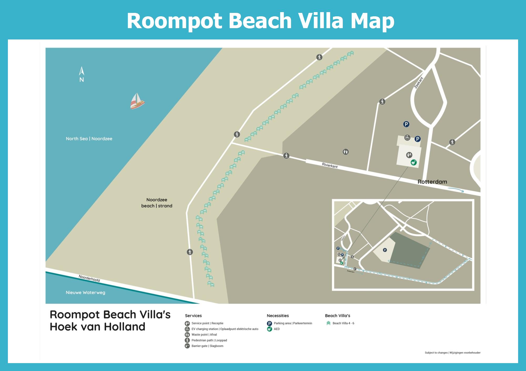 Map Roompot Beach Villa