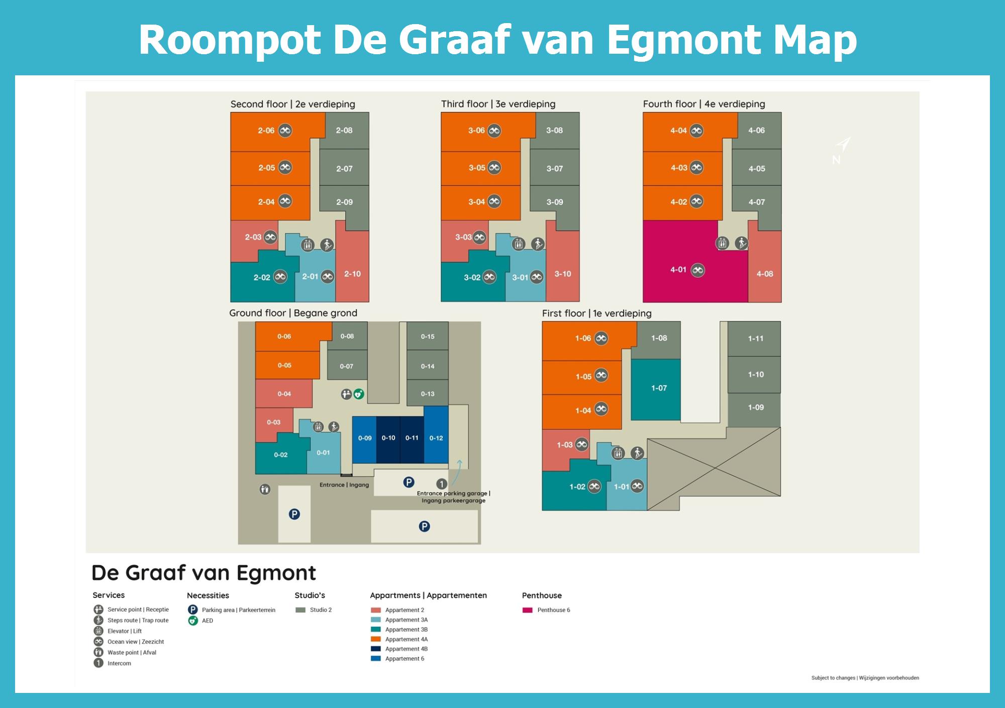 Map Roompot De Graaf van Egmont