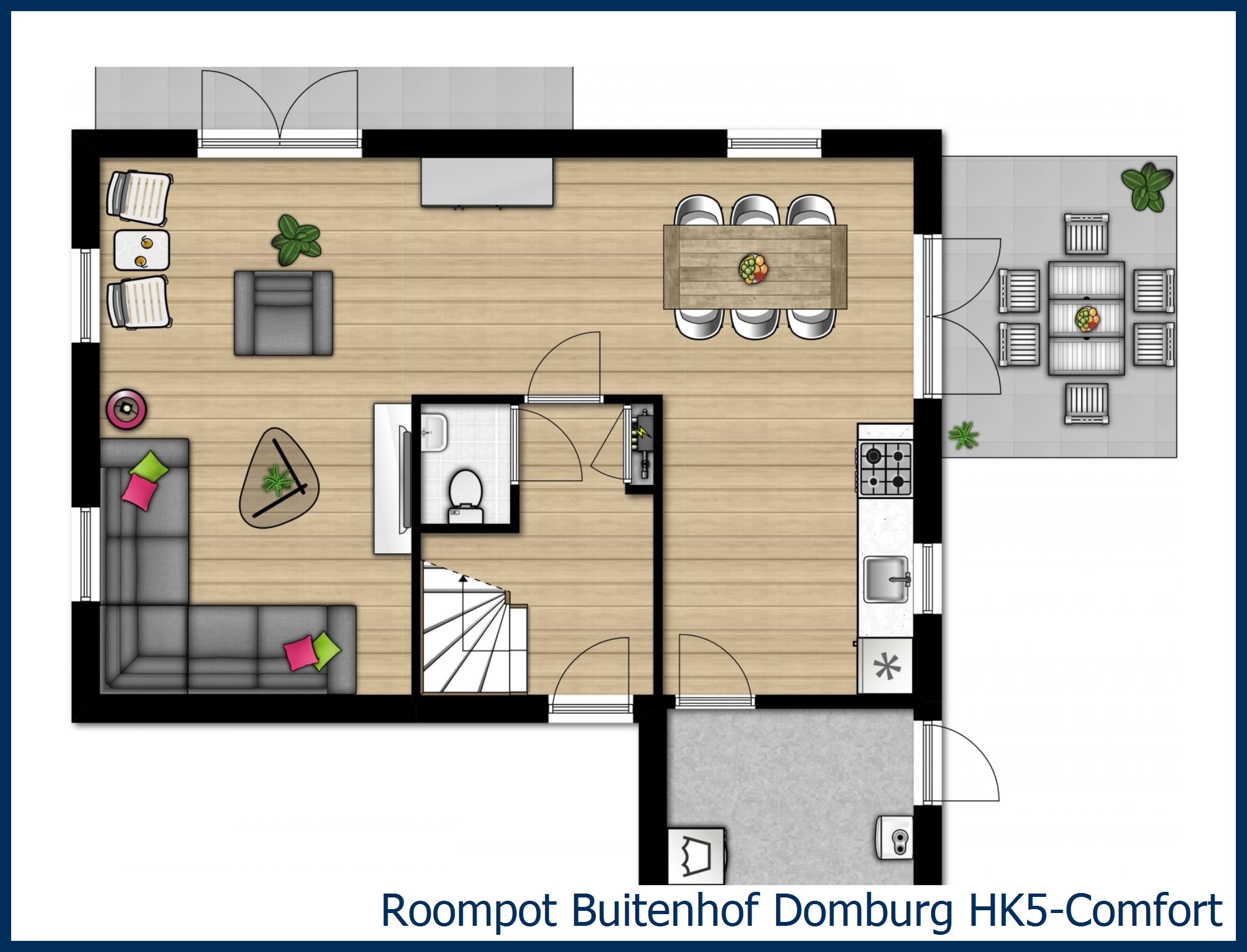 Bungalow HK5-Comfort at Buitenhof Domburg