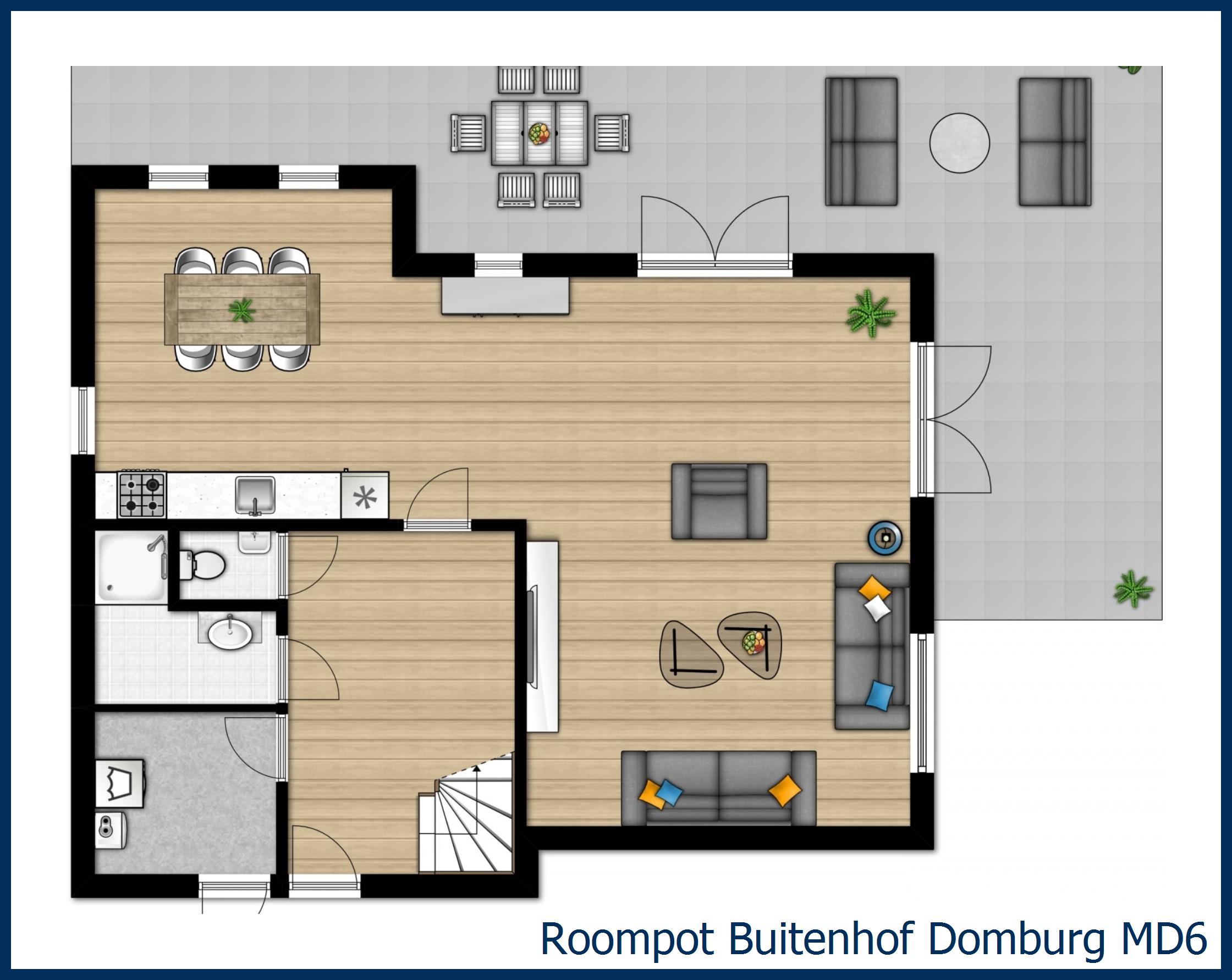 Bungalow MD6 at Buitenhof Domburg