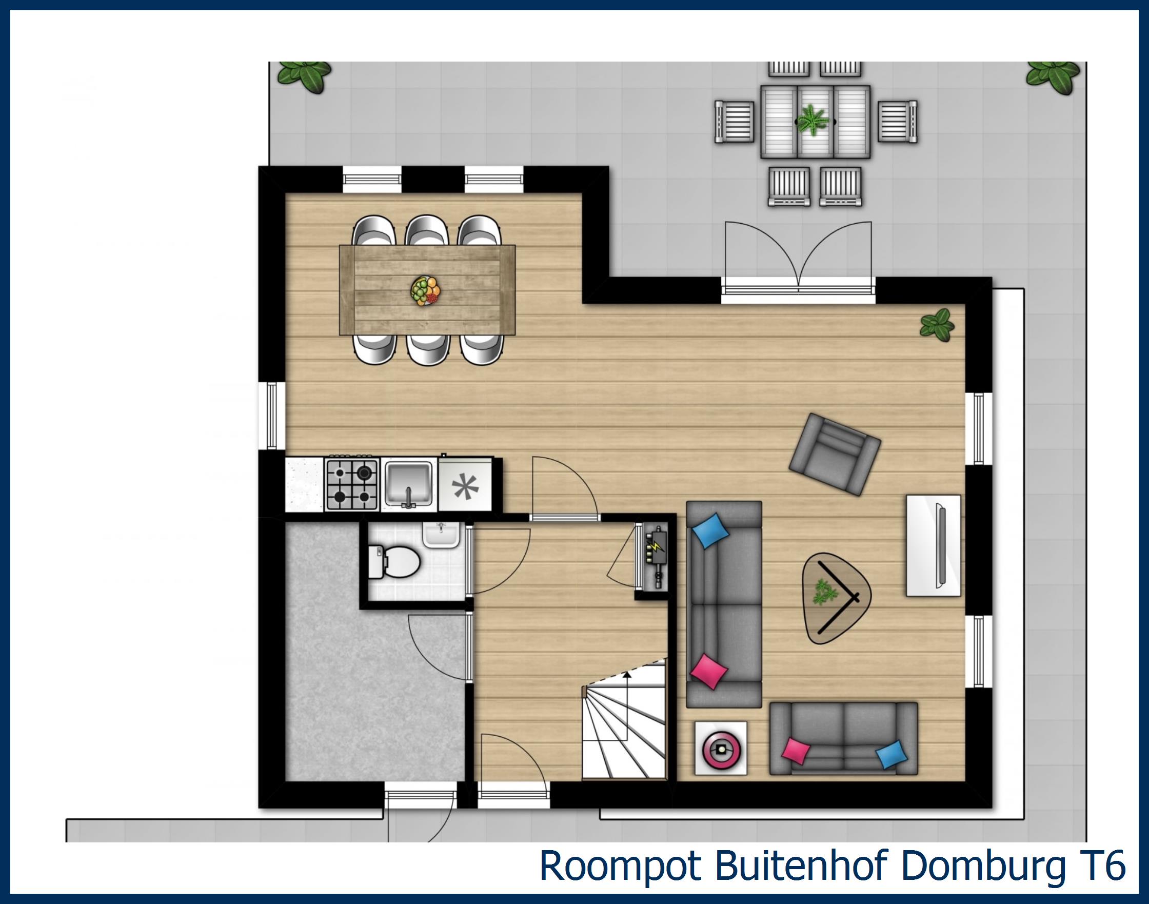 Bungalow T6 at Buitenhof Domburg