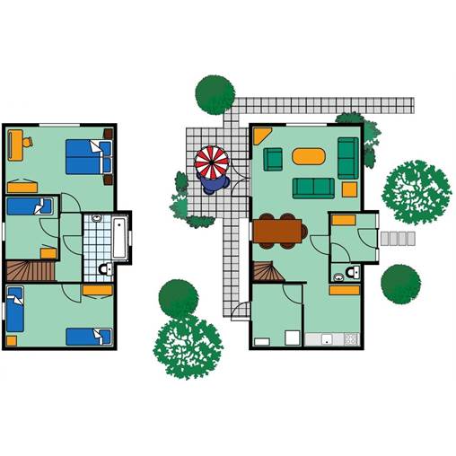 Bungalow MU at Noordzee Résidence De Banjaard