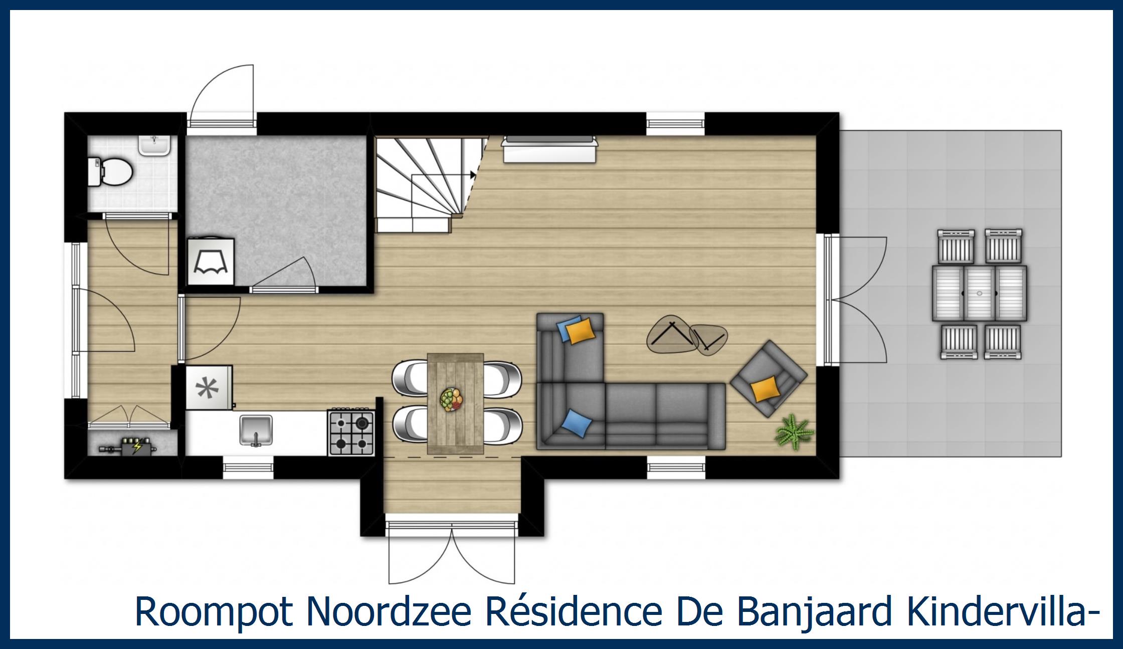 Villa Kindervilla-R5 at Noordzee Résidence De Banjaard