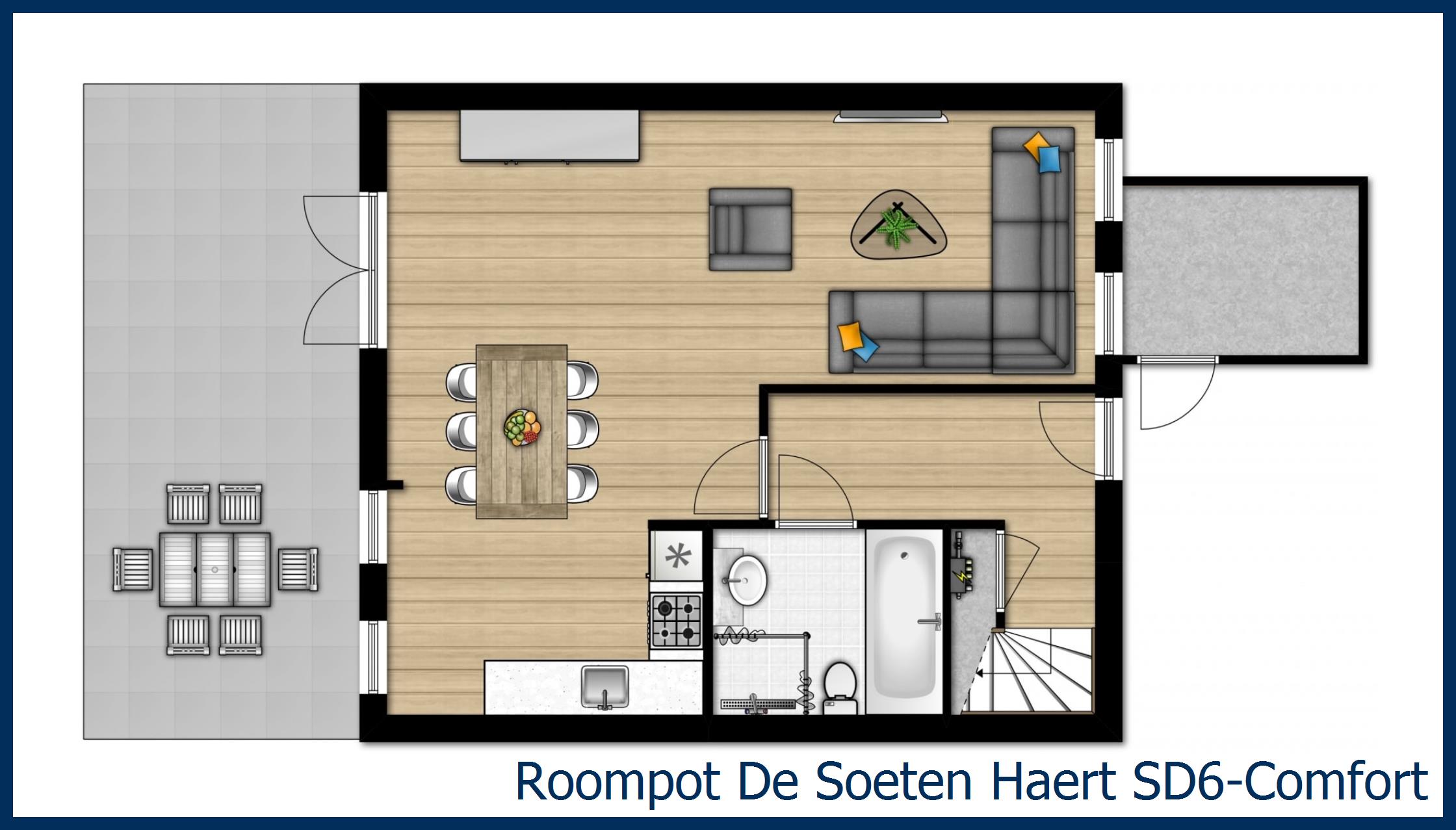 Bungalow SD6-Comfort at De Soeten Haert