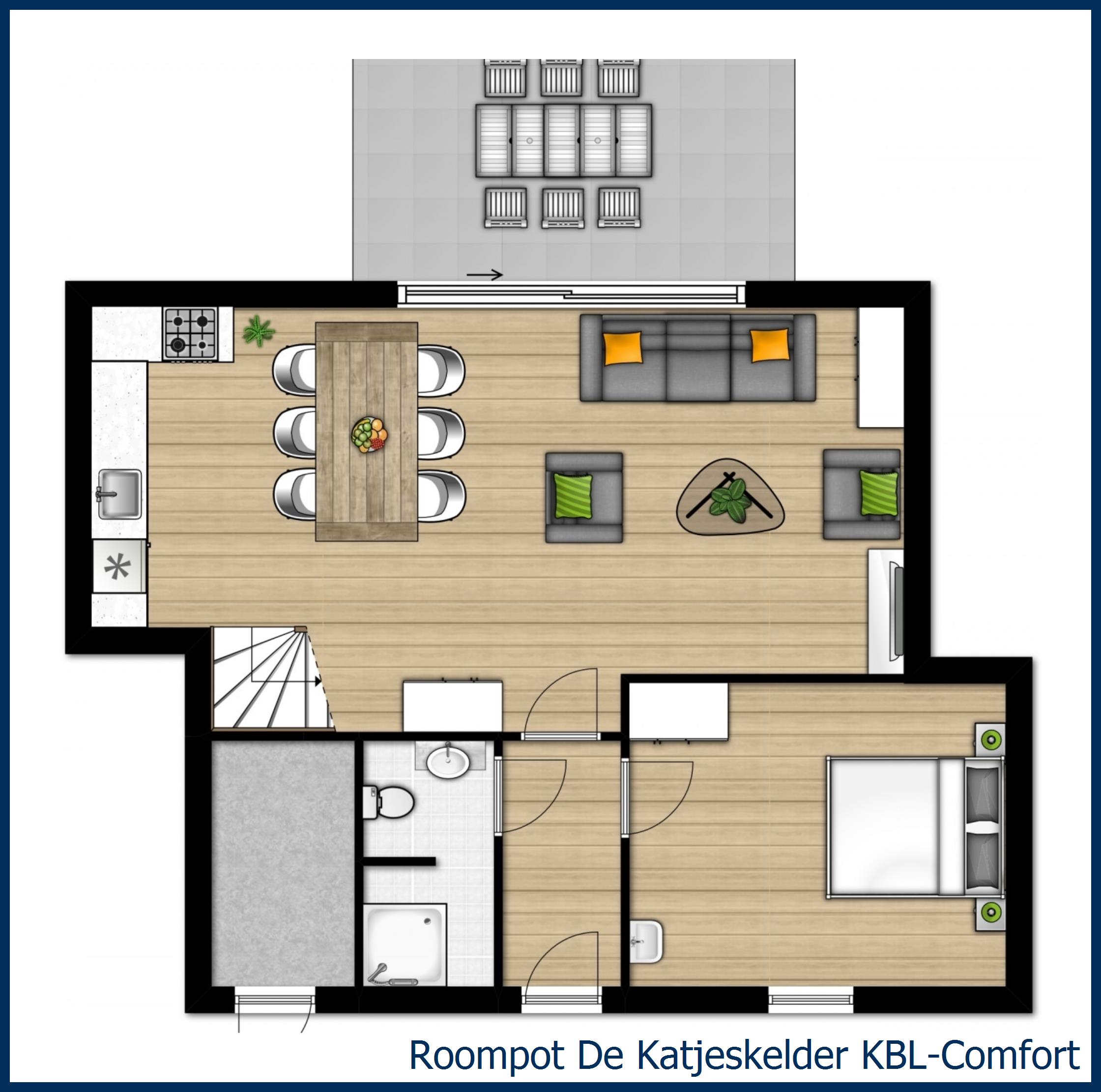 Bungalow KBL-Comfort at De Katjeskelder