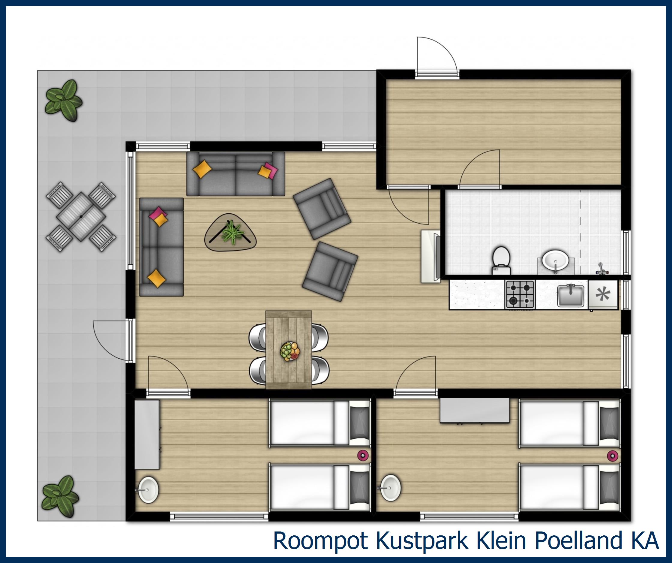 Bungalow KA at Kustpark Klein Poelland