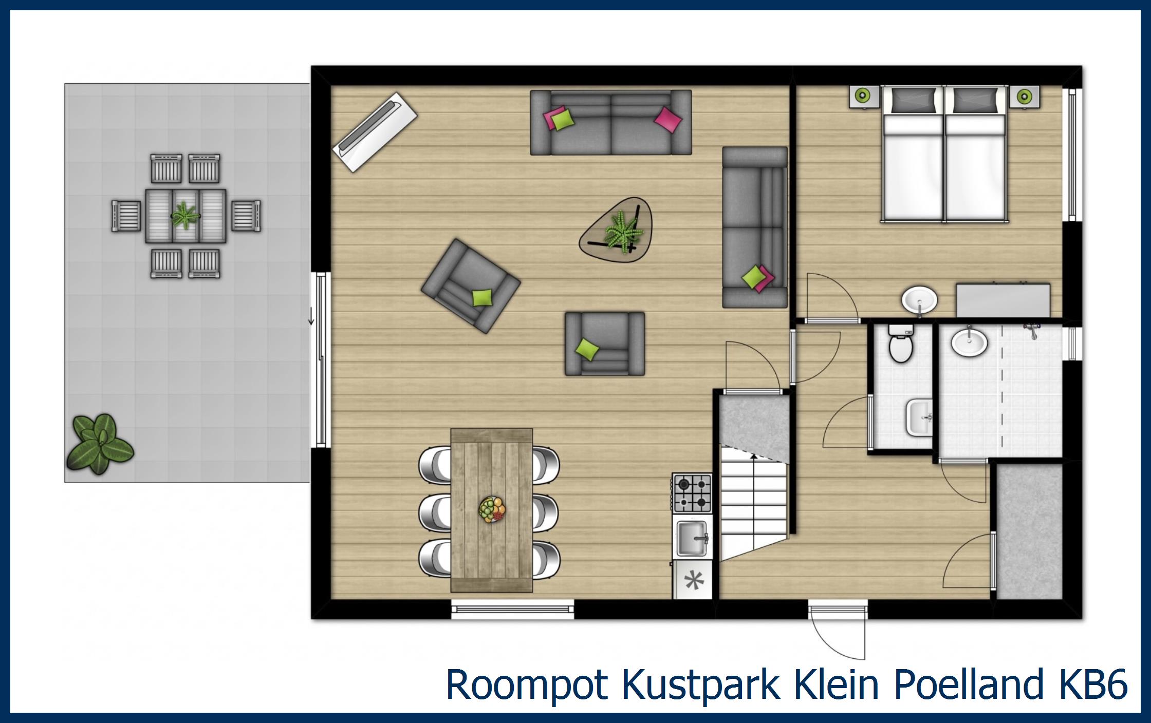 Bungalow KB6 at Kustpark Klein Poelland