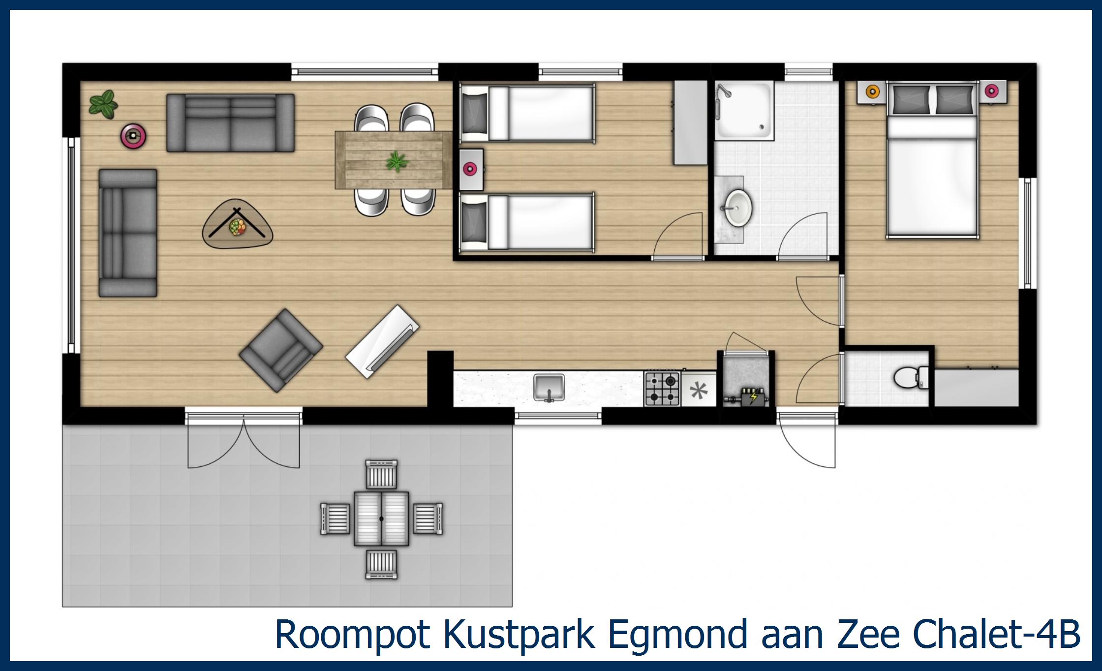 Chalet 4B at Kustpark Egmond aan Zee