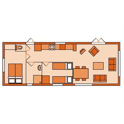 Chalet EM4 at Kustpark Egmond aan Zee